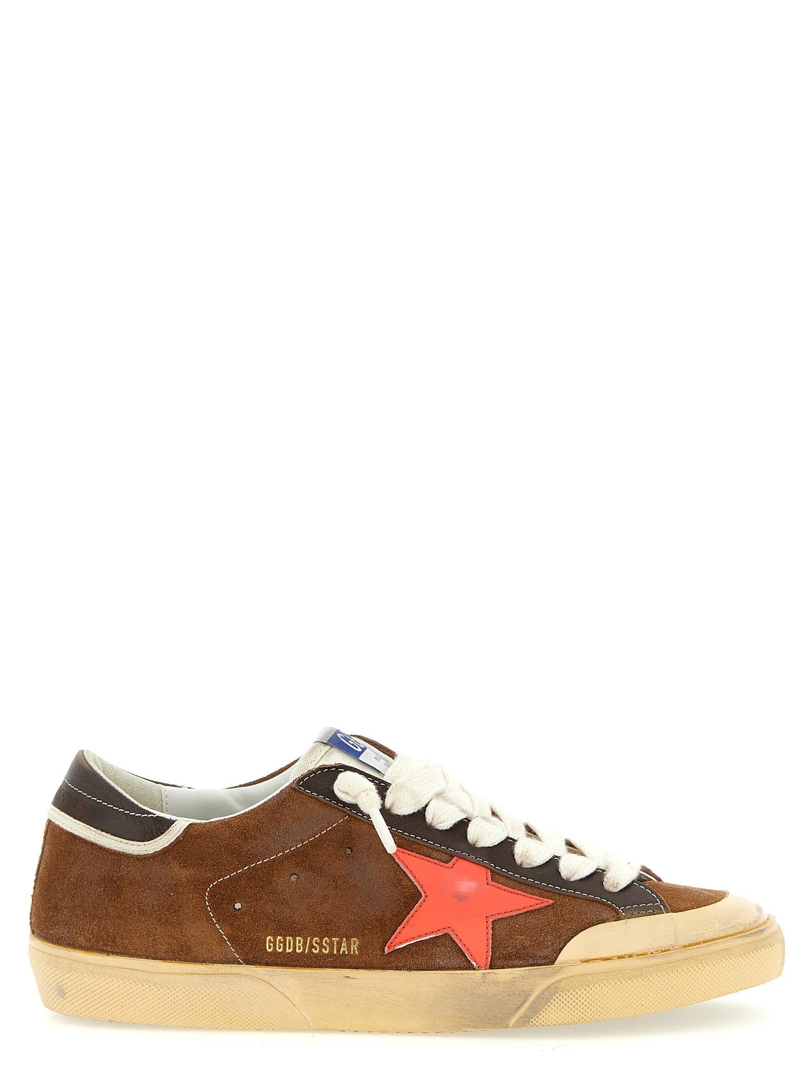 Golden Goose Brown Cowhide Low Top Sneakers