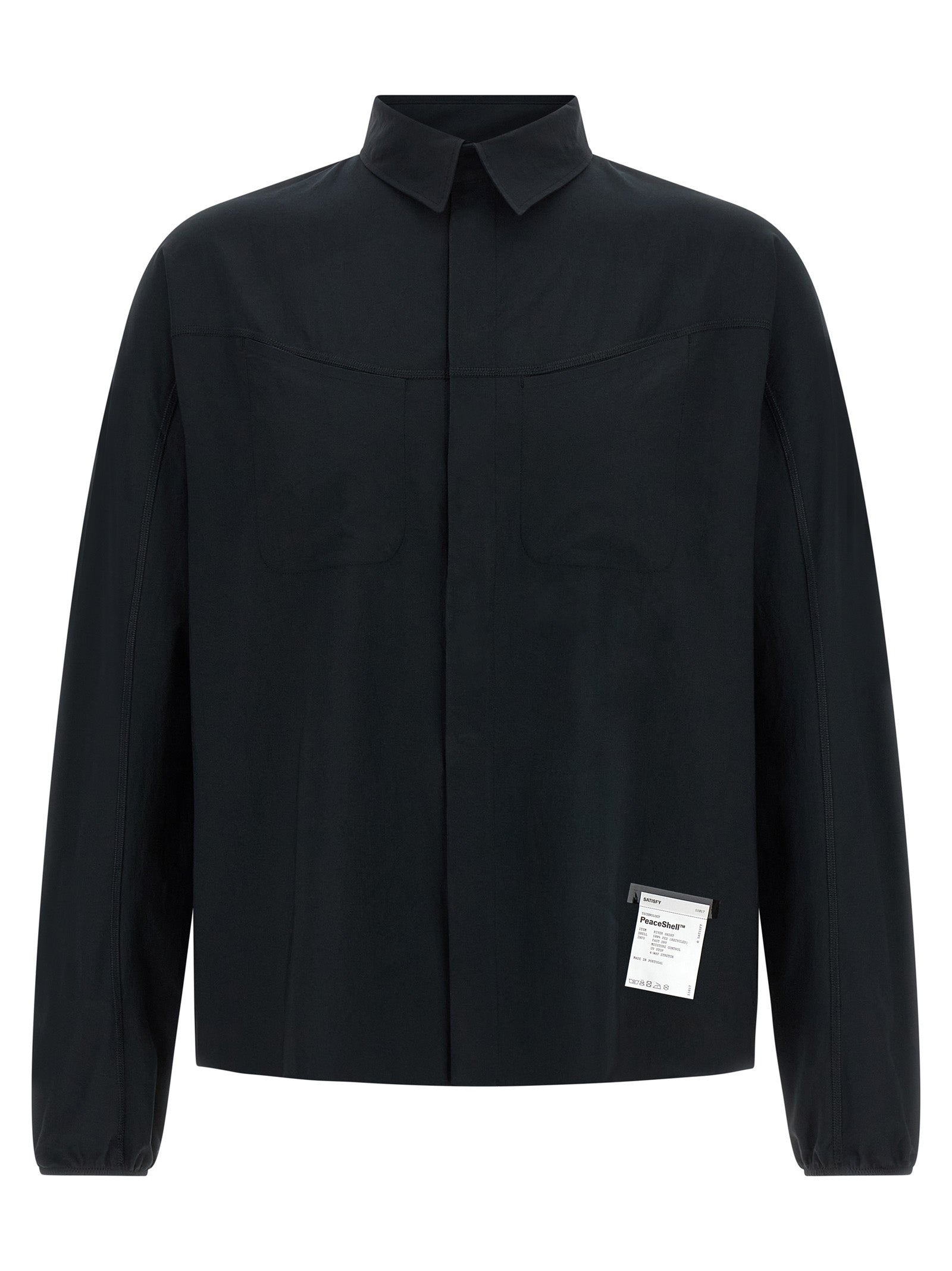 SATISFY Black Polyester Blouse