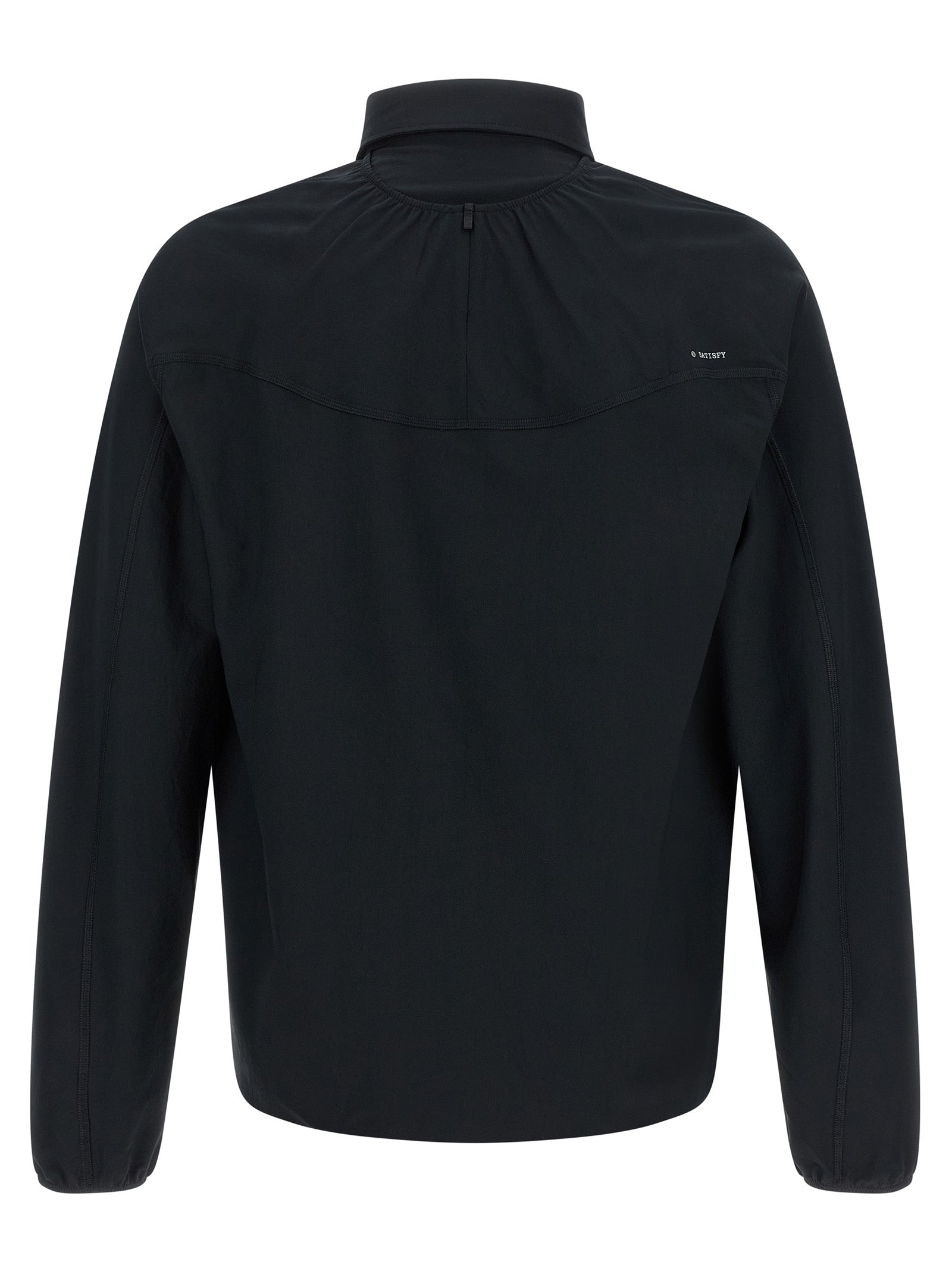 SATISFY Black Polyester Blouse