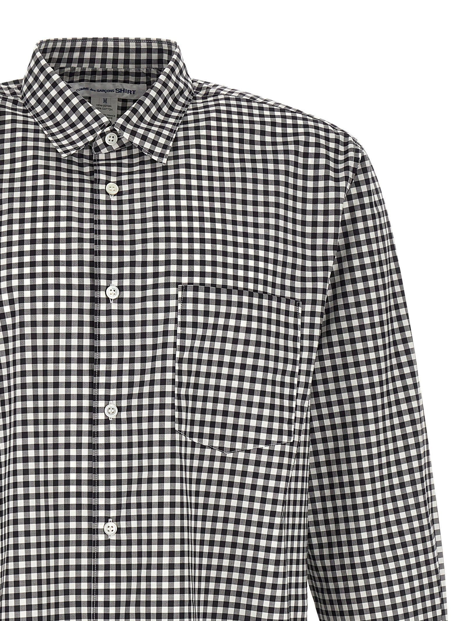 Comme Des Garçons Black Cotton Blouse