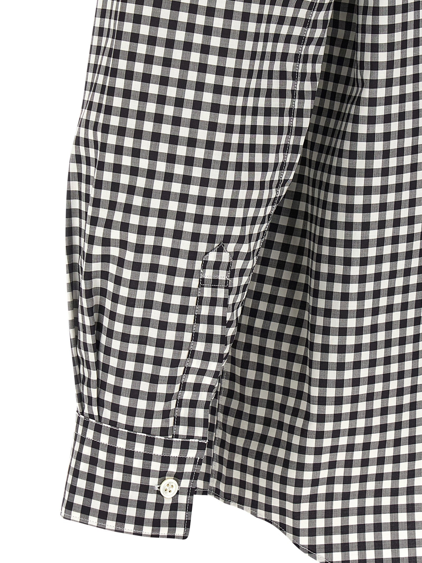 Comme Des Garçons Black Cotton Blouse