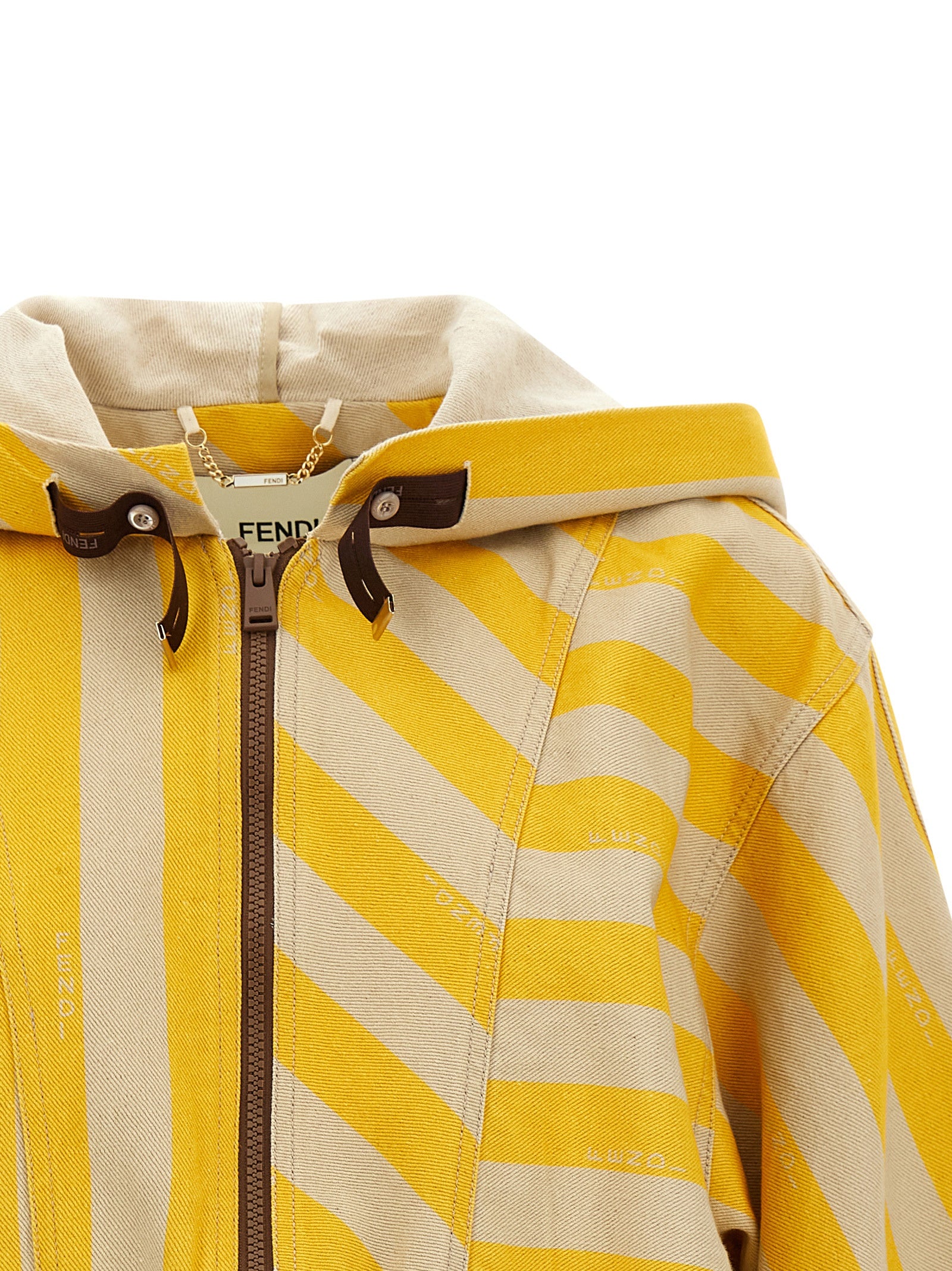 Fendi Bicolor Cotton Jacket
