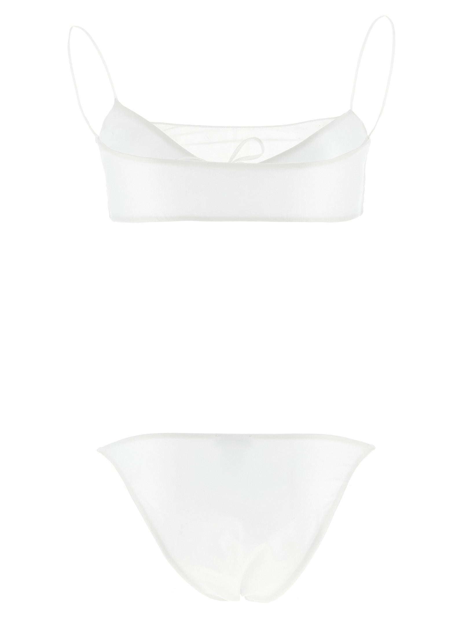 ALLIS White Polyester Bikini