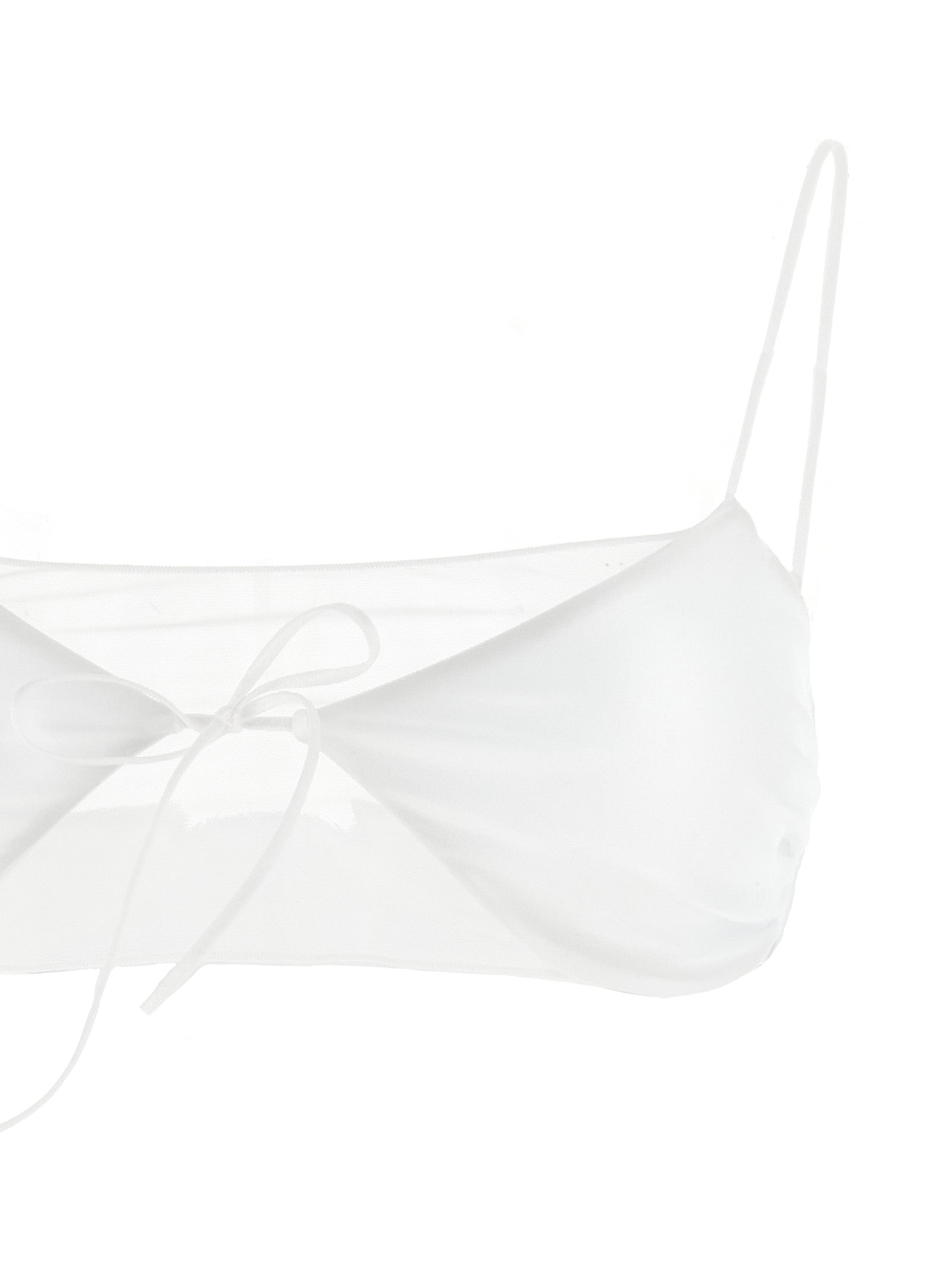 ALLIS White Polyester Bikini