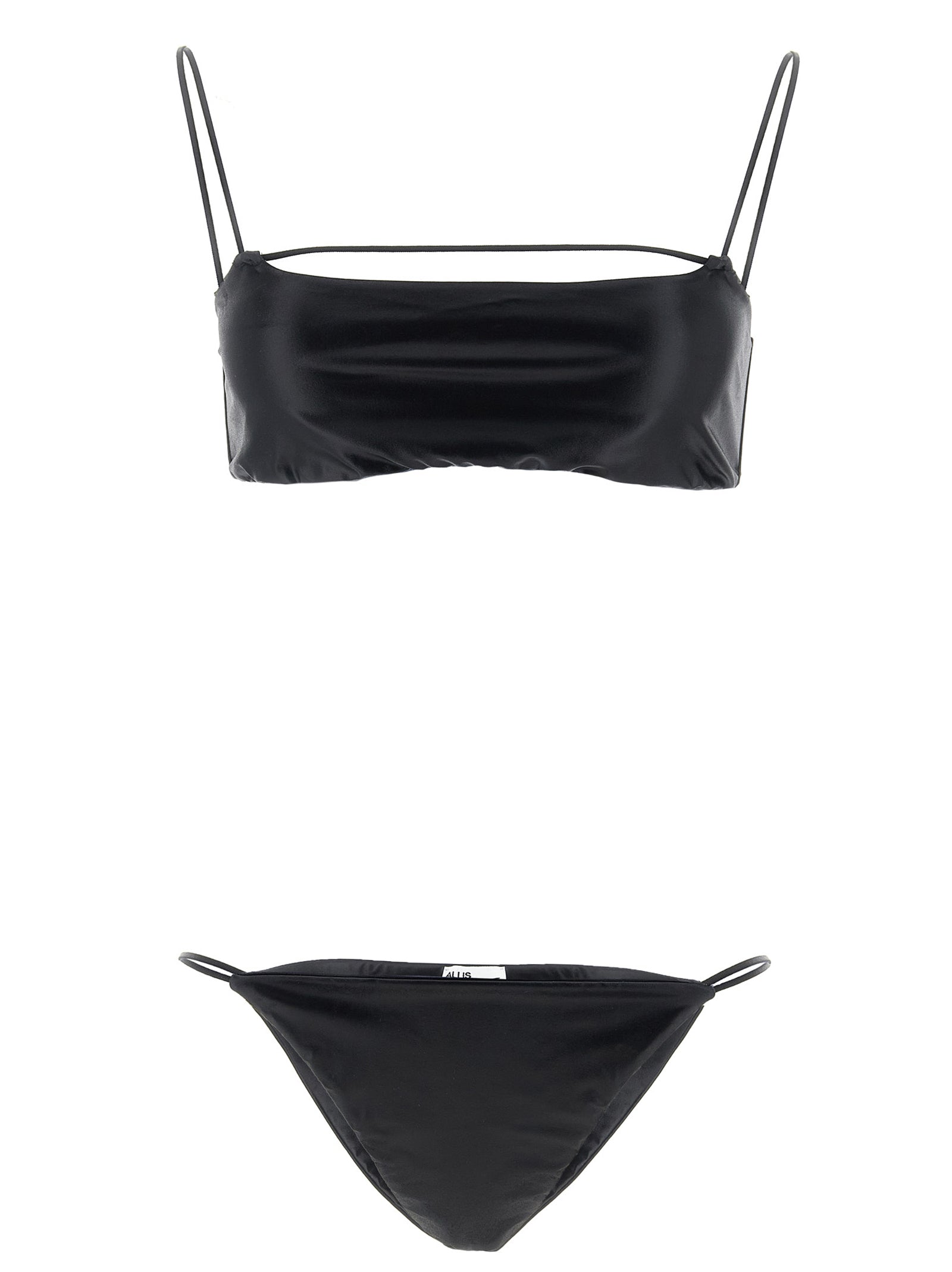ALLIS Black Polyester Bikini