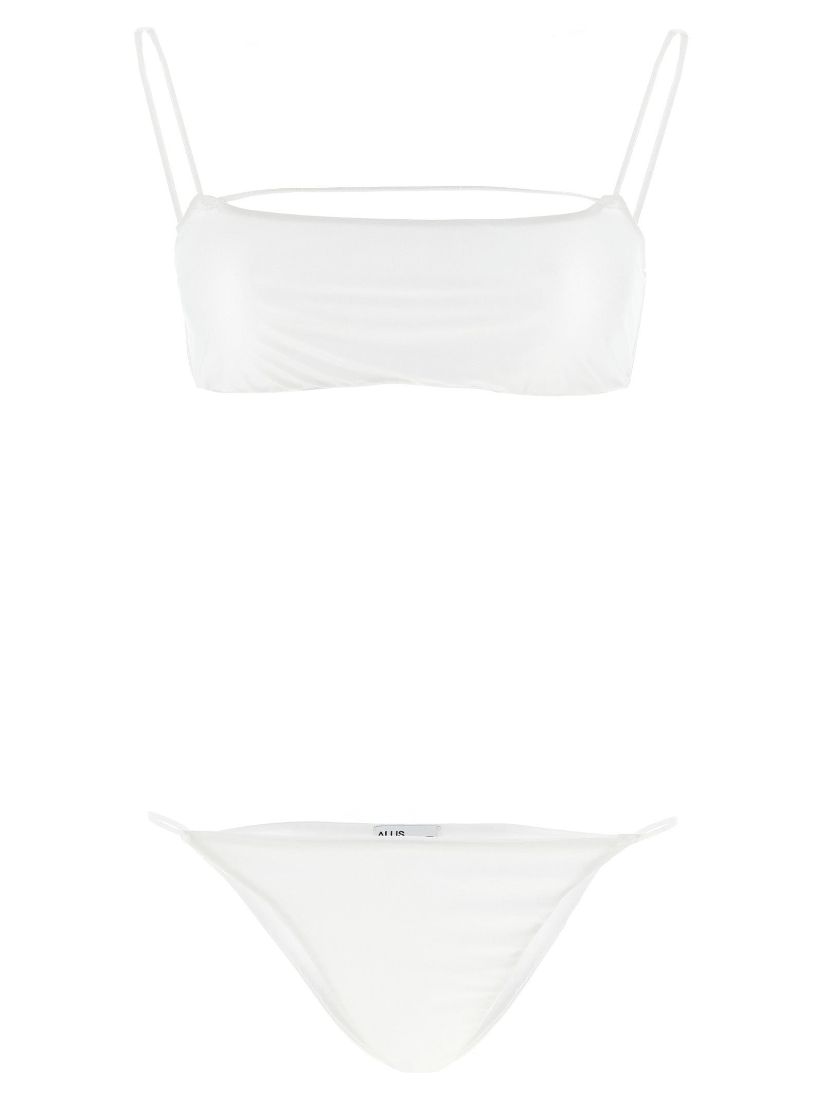 ALLIS White Polyester Bikini
