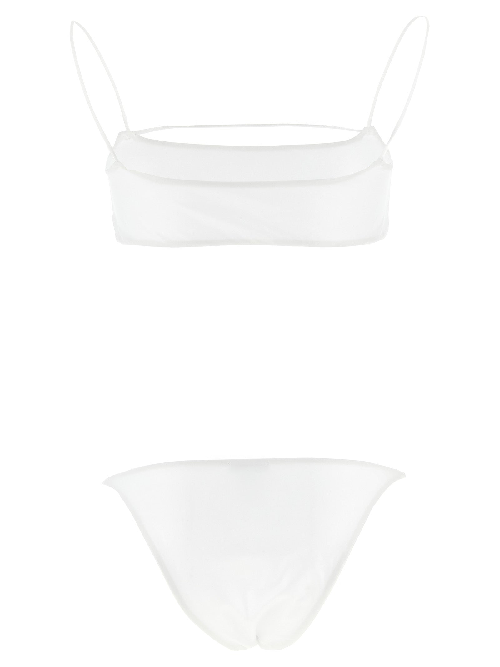 ALLIS White Polyester Bikini