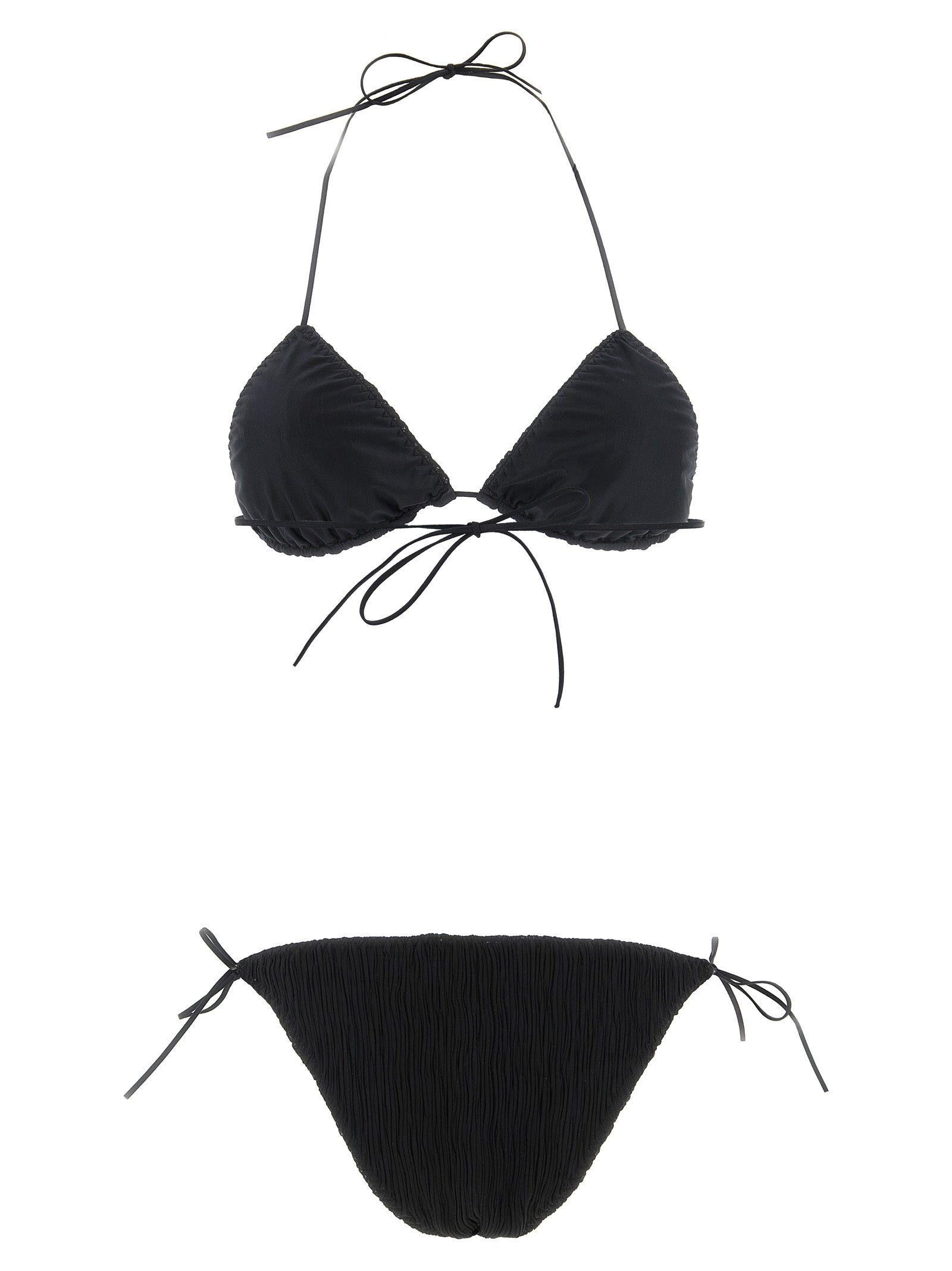 ALLIS Black Polyester Bikini