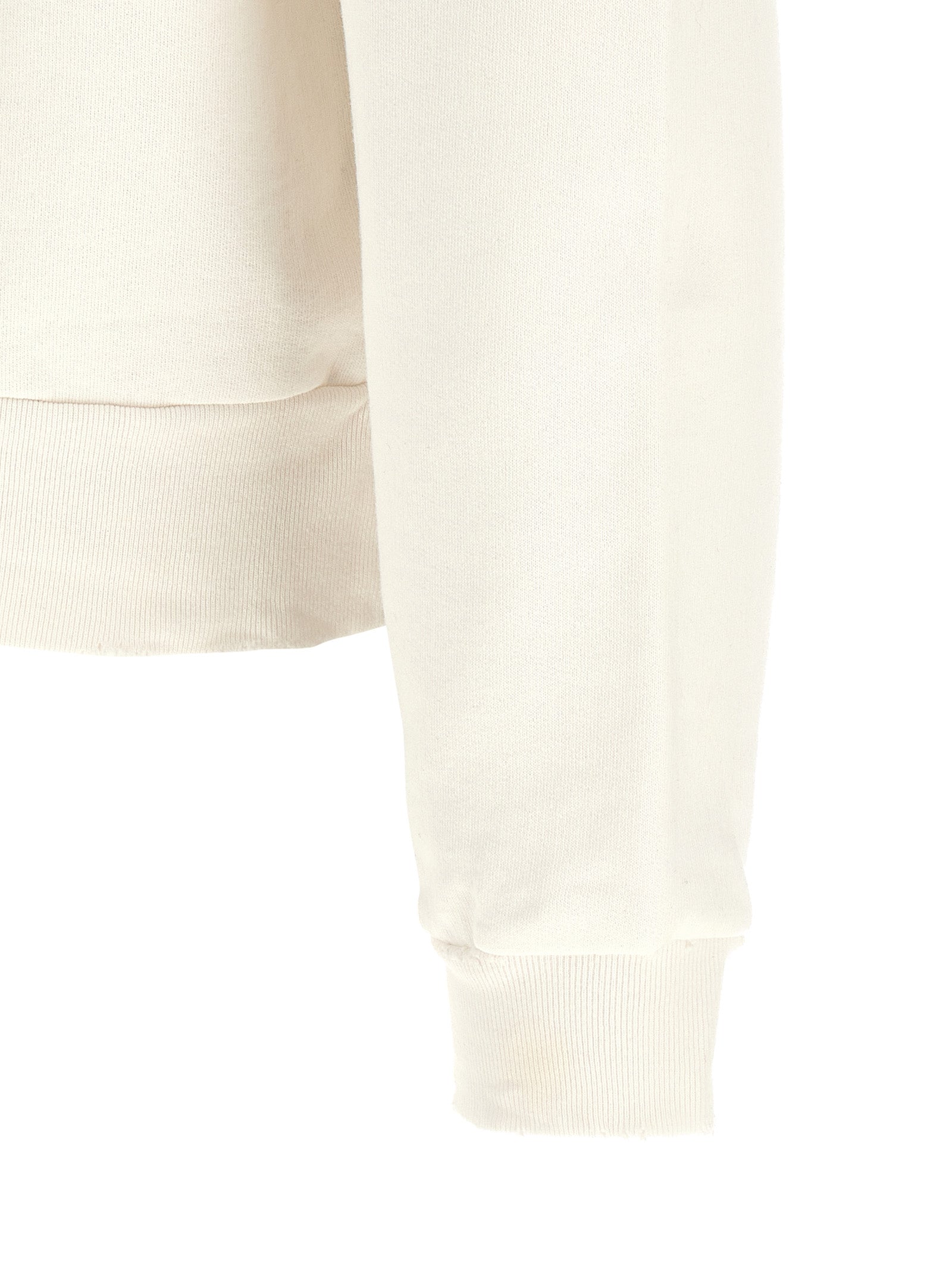 Balenciaga White Cotton Sweatshirt