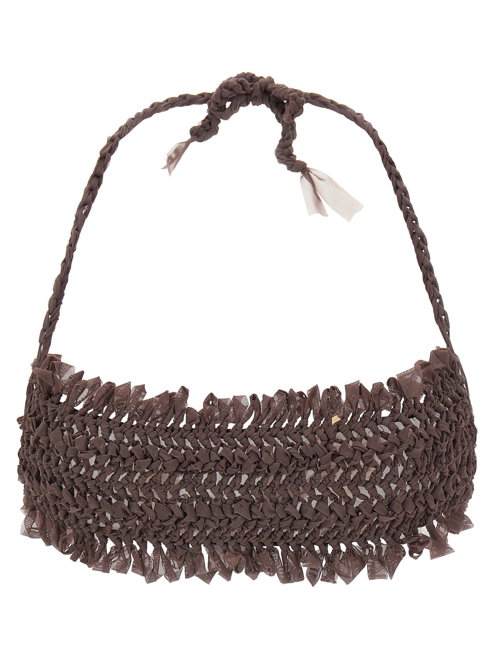 ALLIS Brown Polyester Bikini