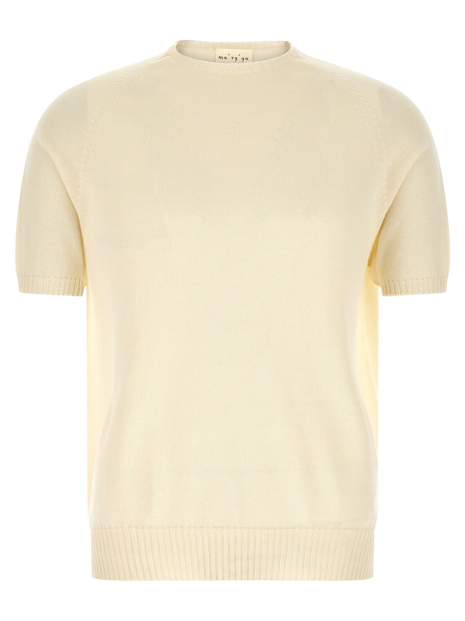 MA'RY'YA White Cotton Cardigan