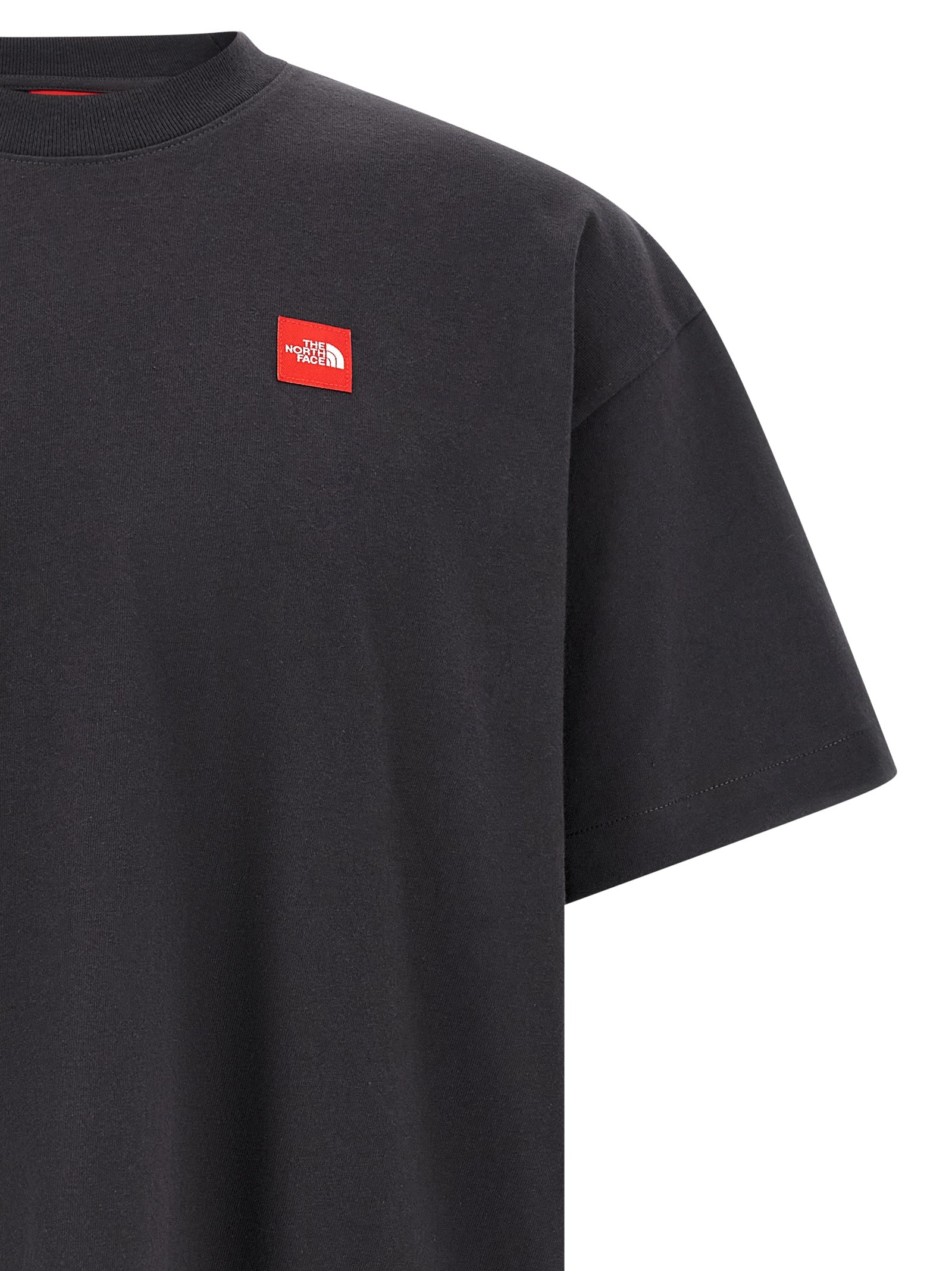 The North Face Gray Cotton T-Shirt