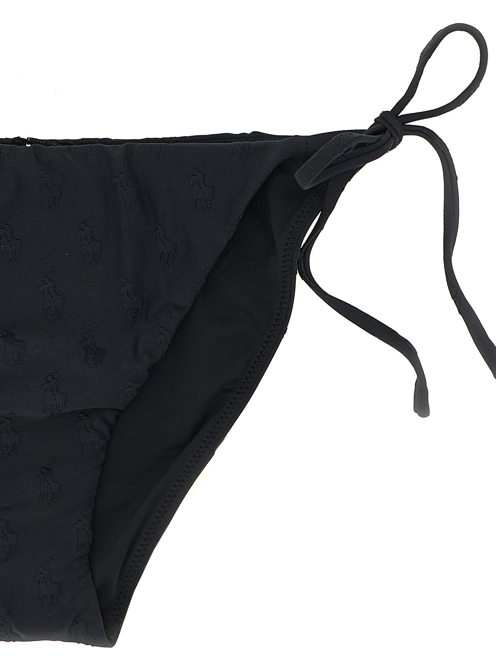 Polo Ralph Lauren Black Recycled Polyester Bikini