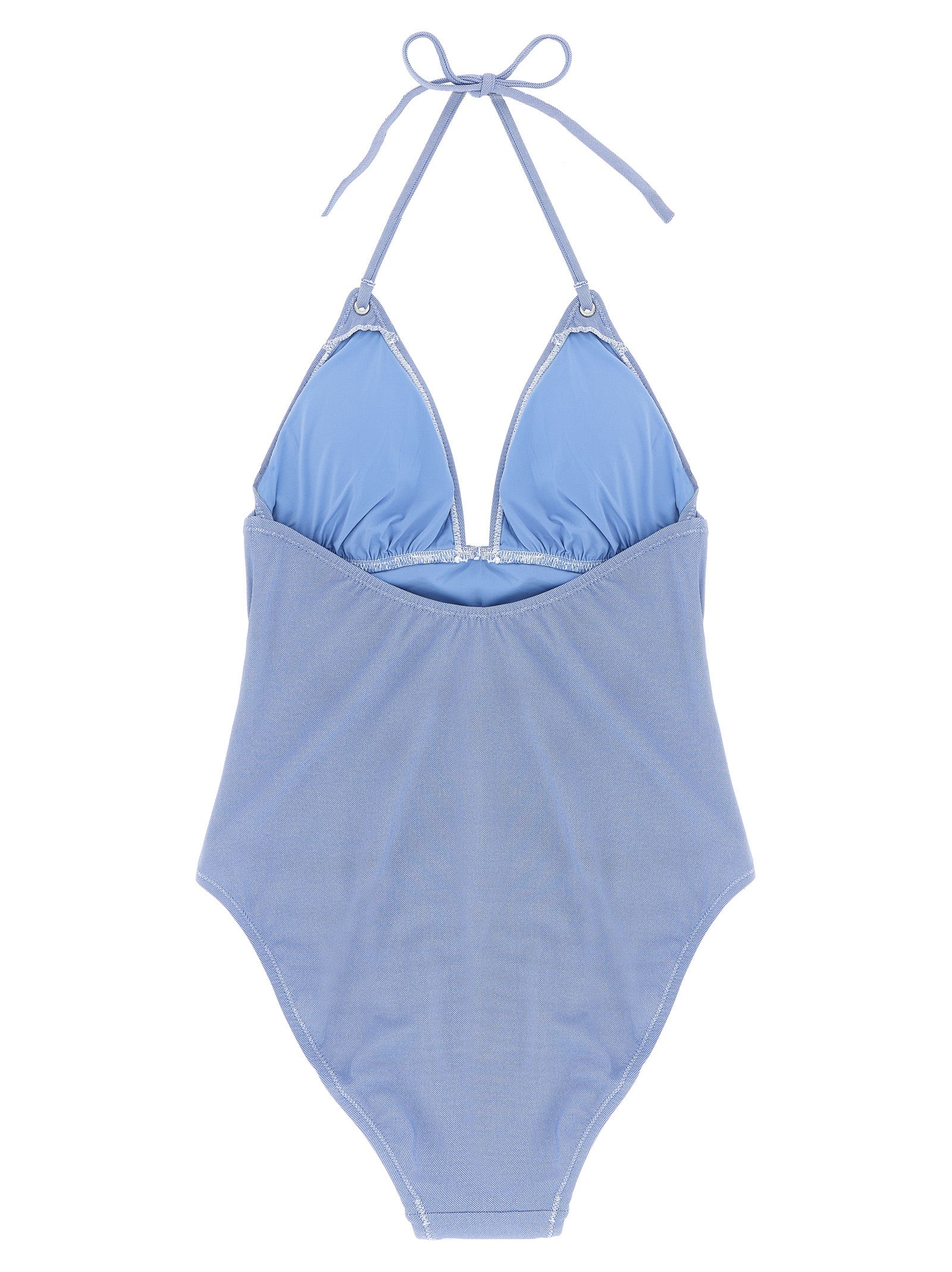 Polo Ralph Lauren Blue Nylon One-Piece Swimsuit