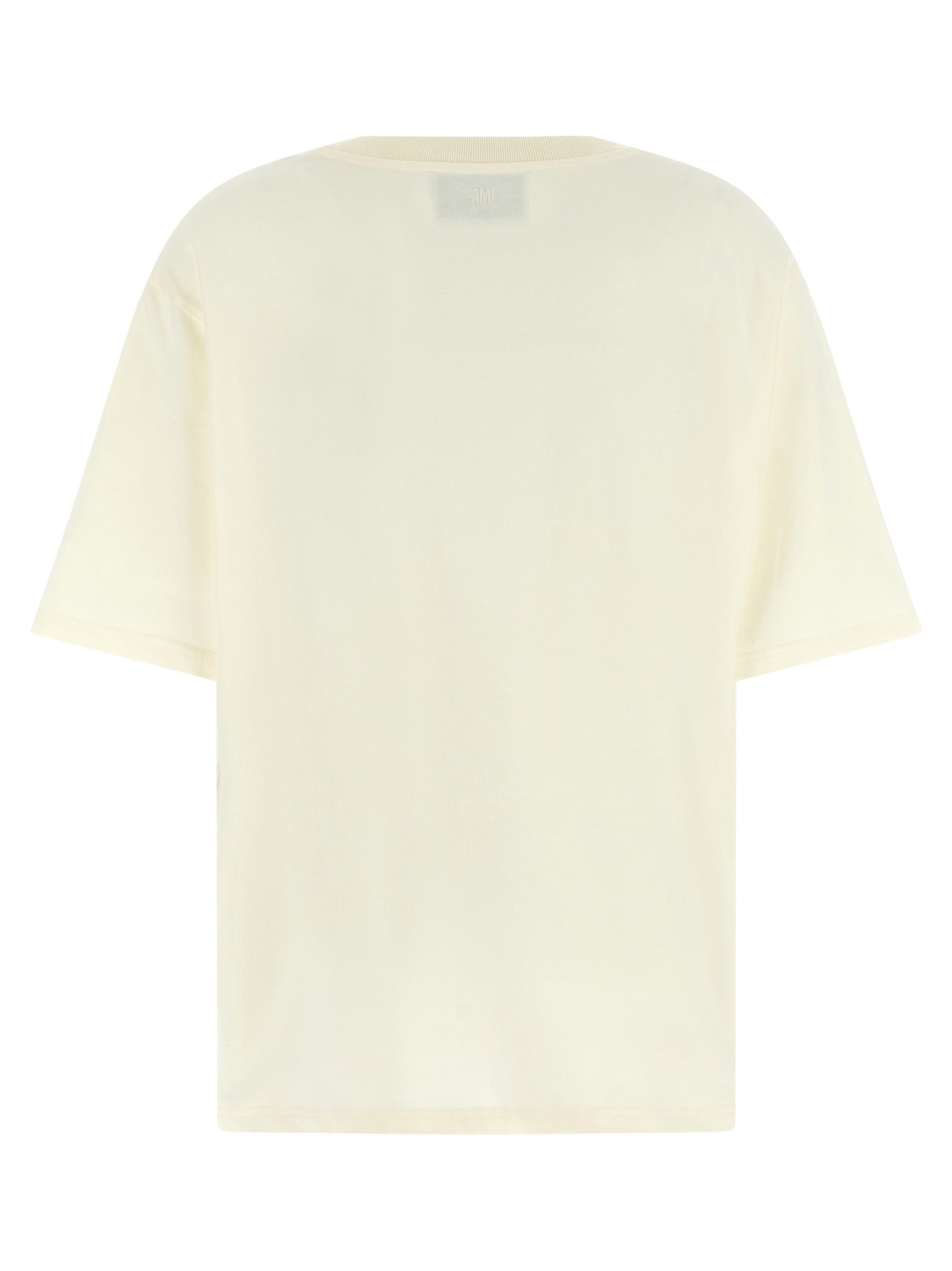 Ami Paris White Cotton T-Shirt