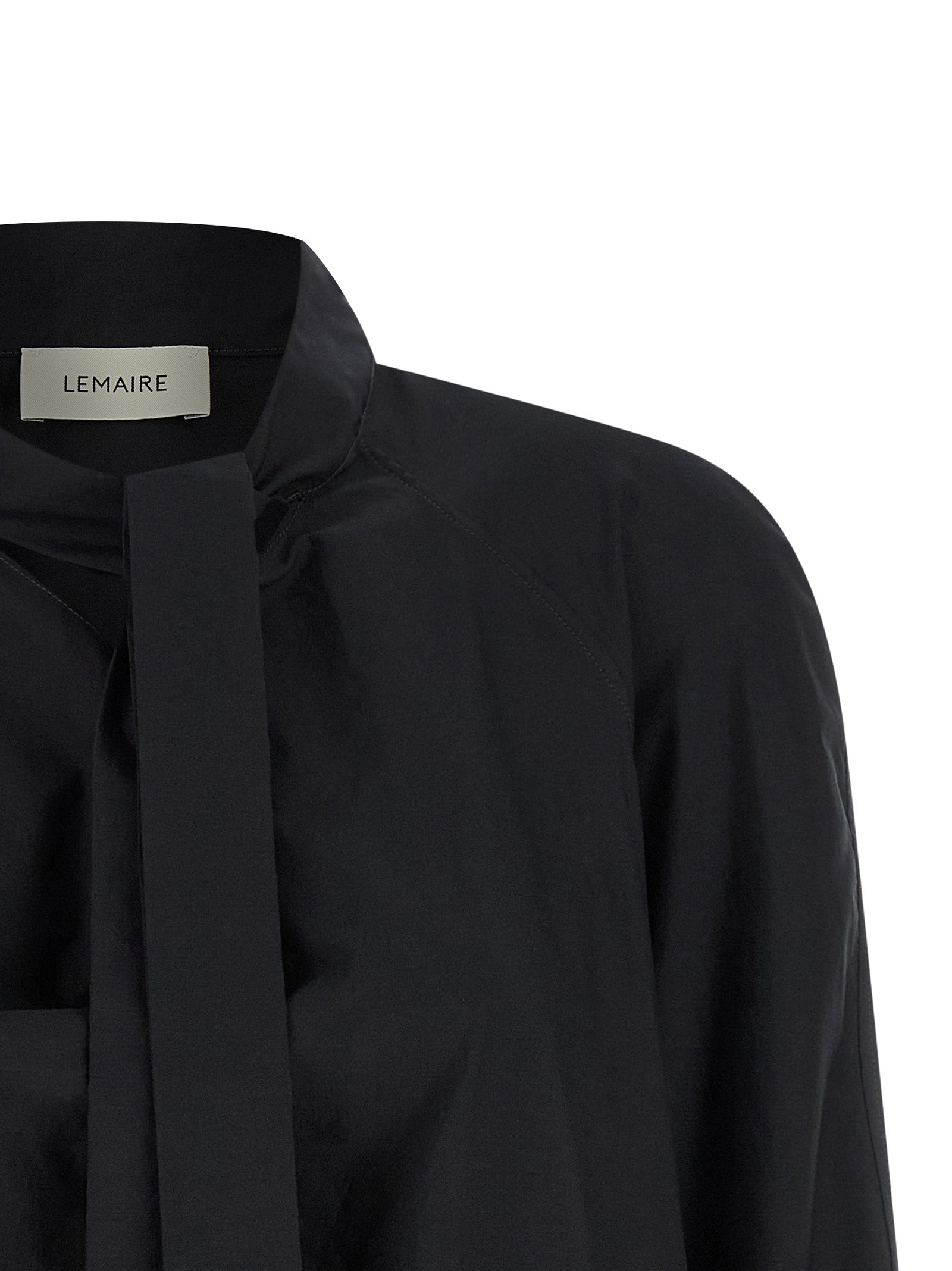 Lemaire Black Cotton Blouse