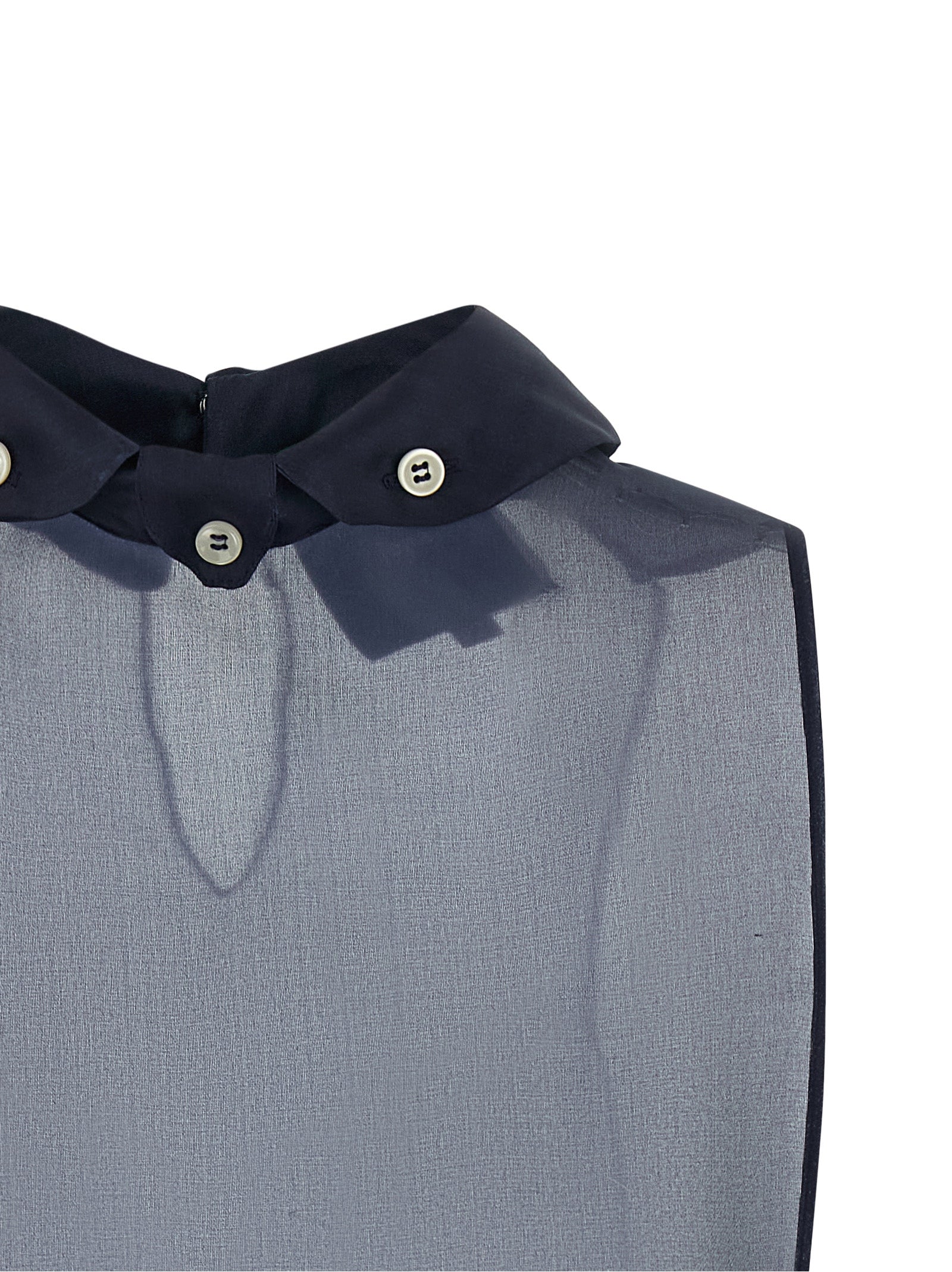 MAISON JEJIA Blue Silk Shirt