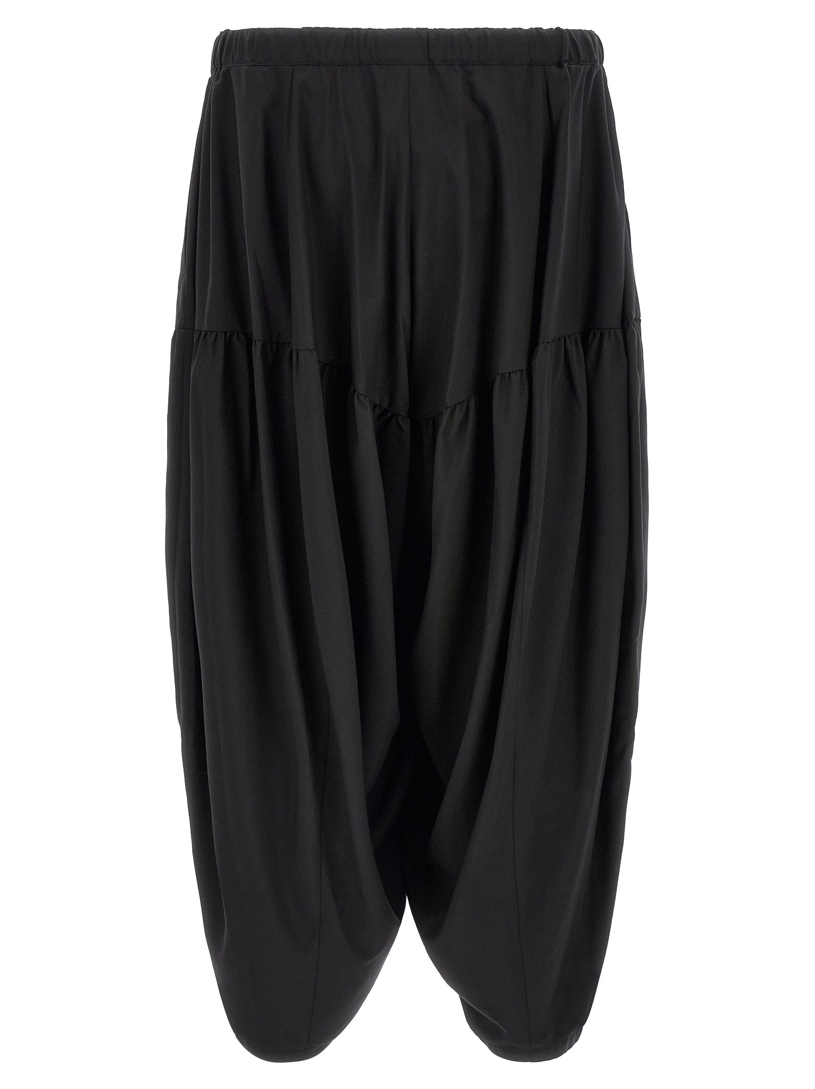 Comme Des Garçons Black Polyester Casual Pants