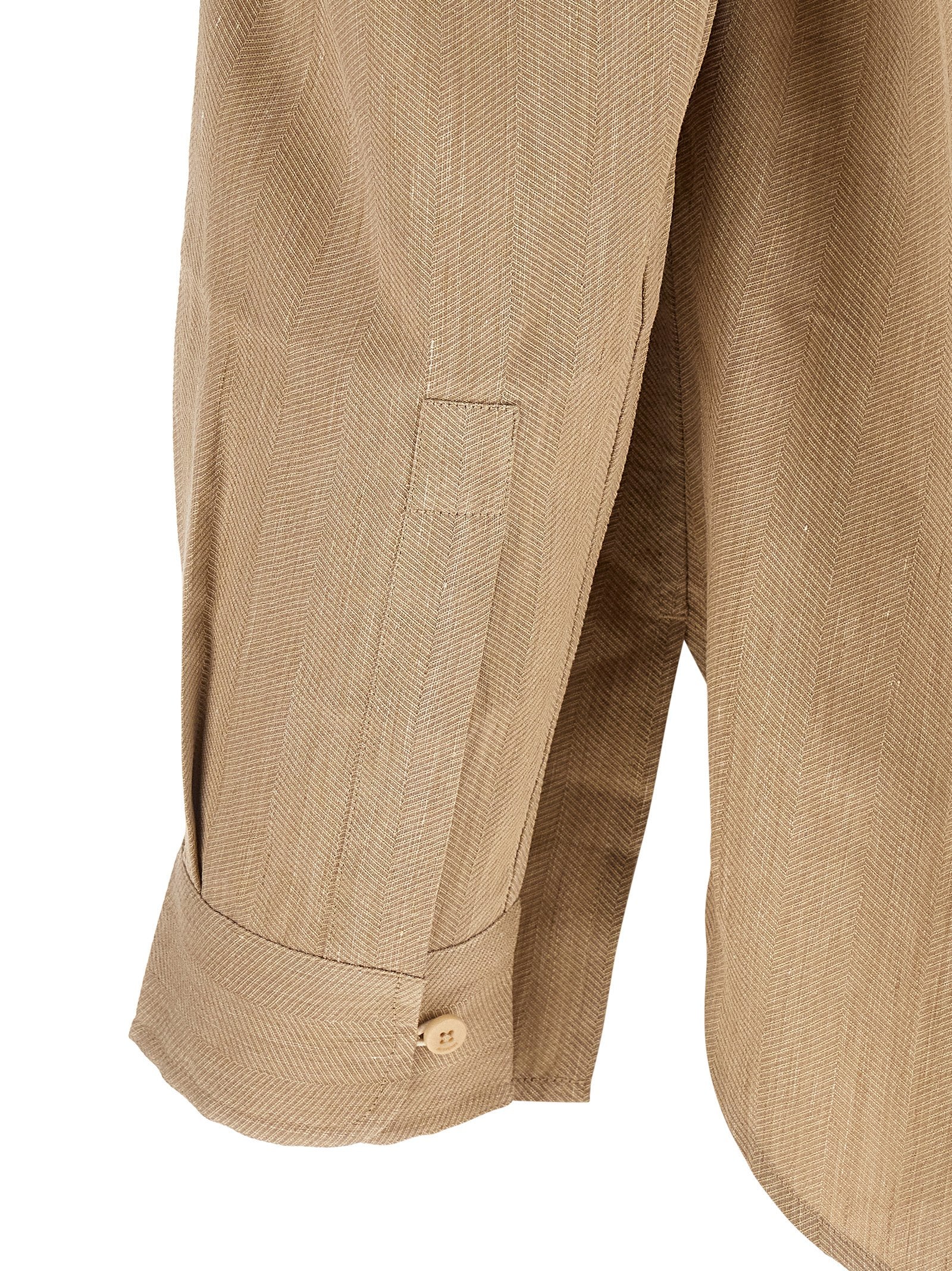 Jacquemus Beige Linen Blouse