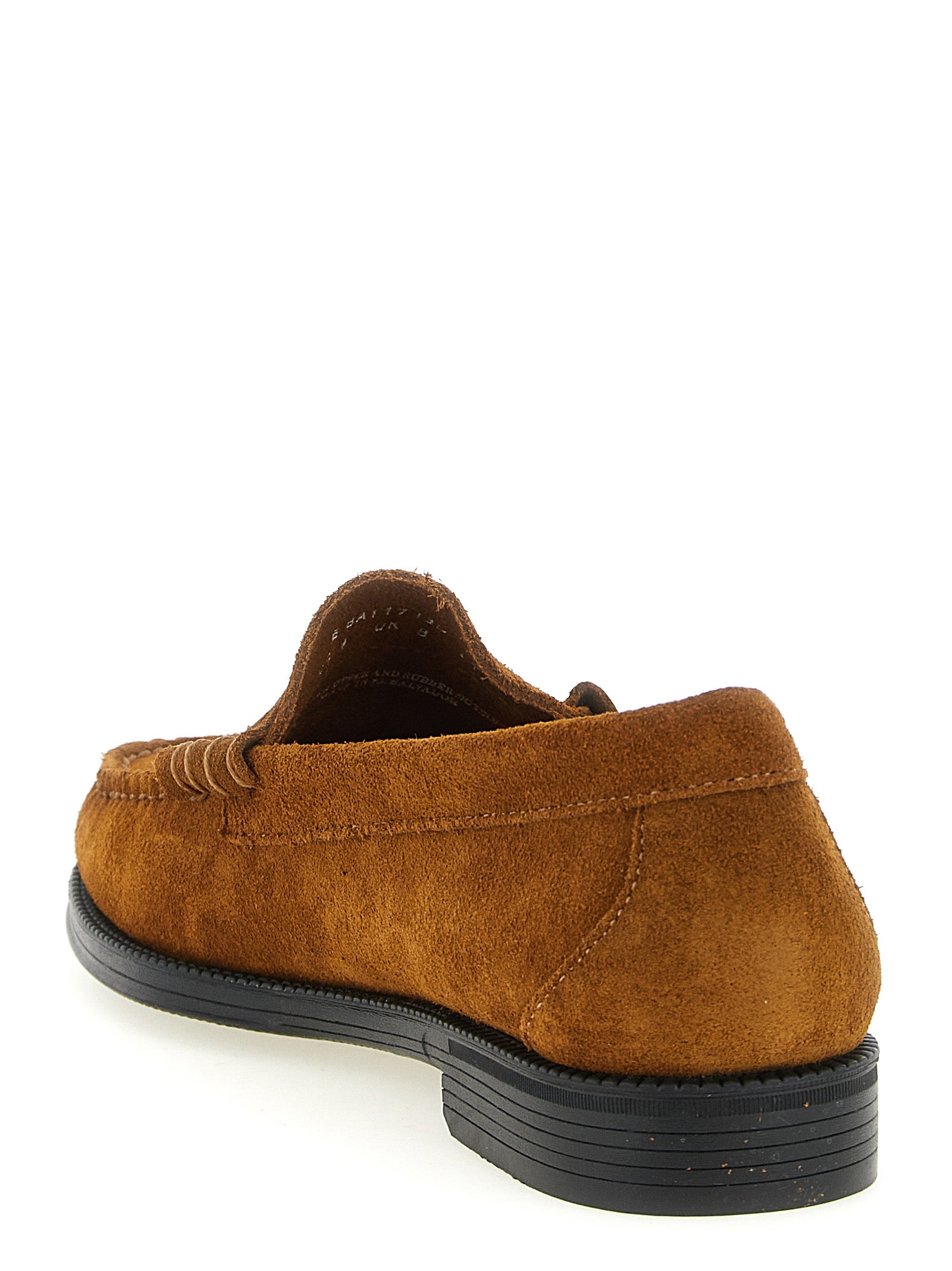 G.H. BASS Brown Cowhide Slip-On Loafers