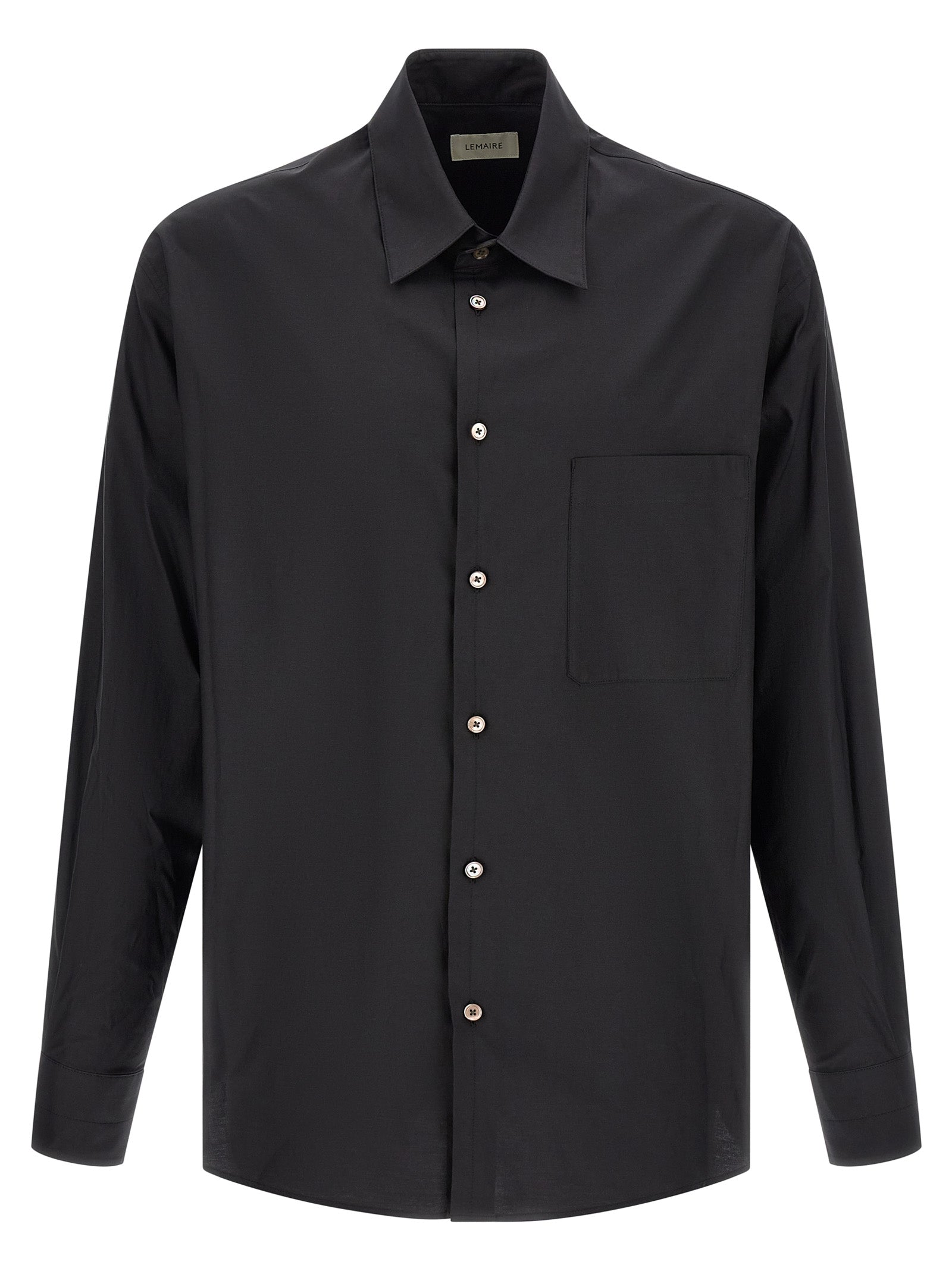 Lemaire Black Cotton Blouse