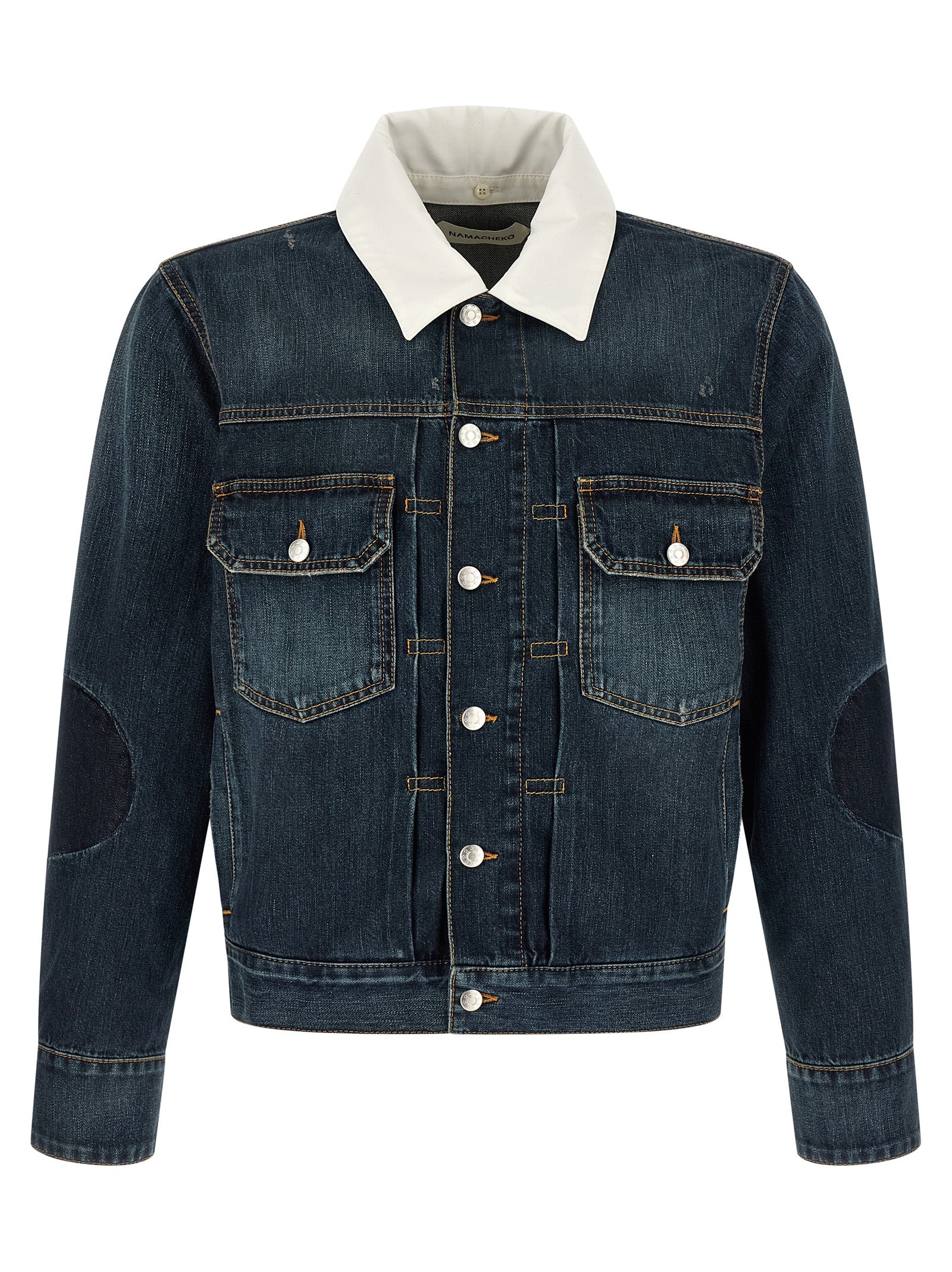 Namacheko Blue Cotton Denim Jacket