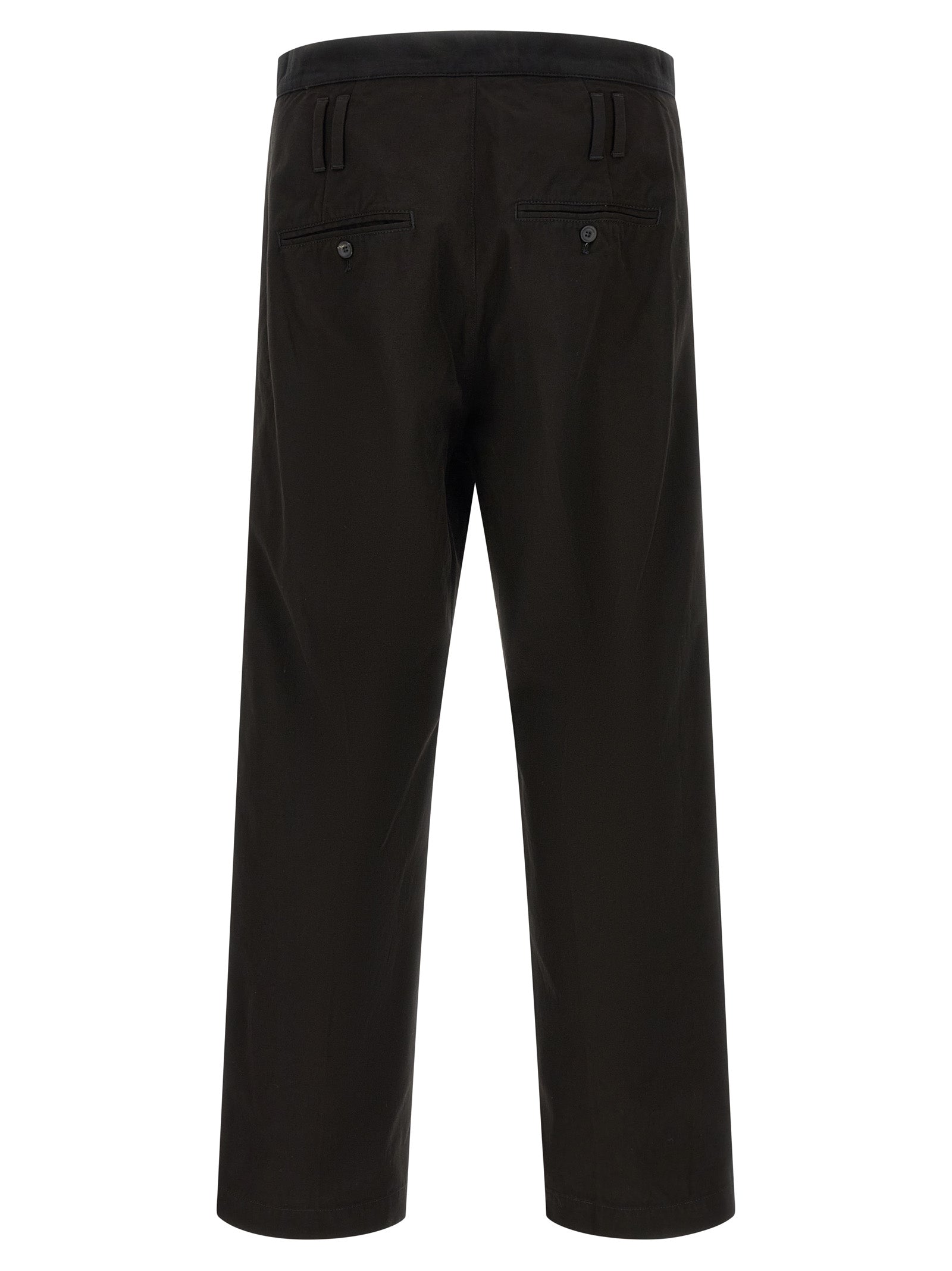 Namacheko Black Cotton Casual Pants