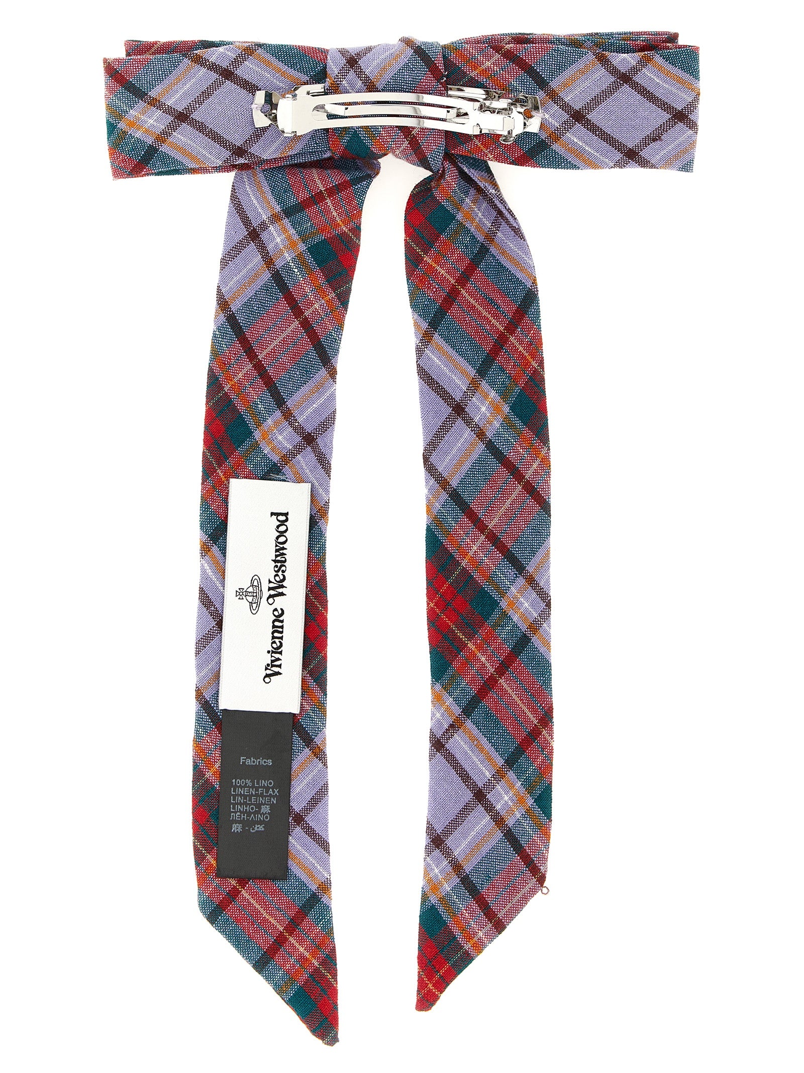 Vivienne Westwood Multicolor Linen Hair Clip