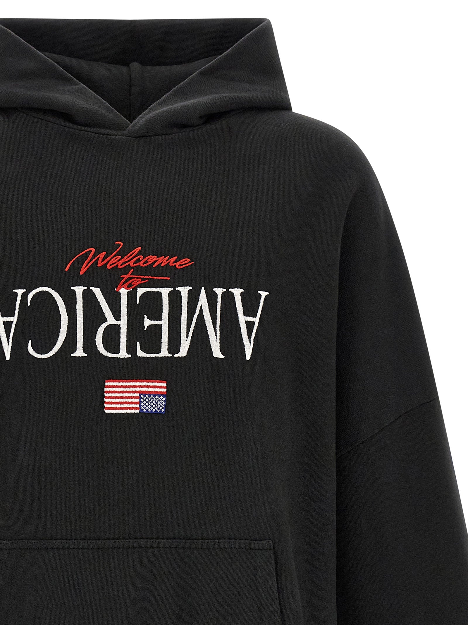 WILLY CHAVARRIA Black Cotton Sweatshirt