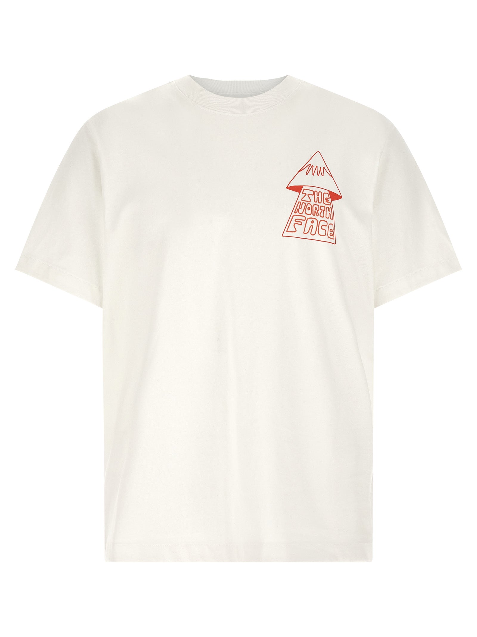The North Face White Cotton T-Shirt