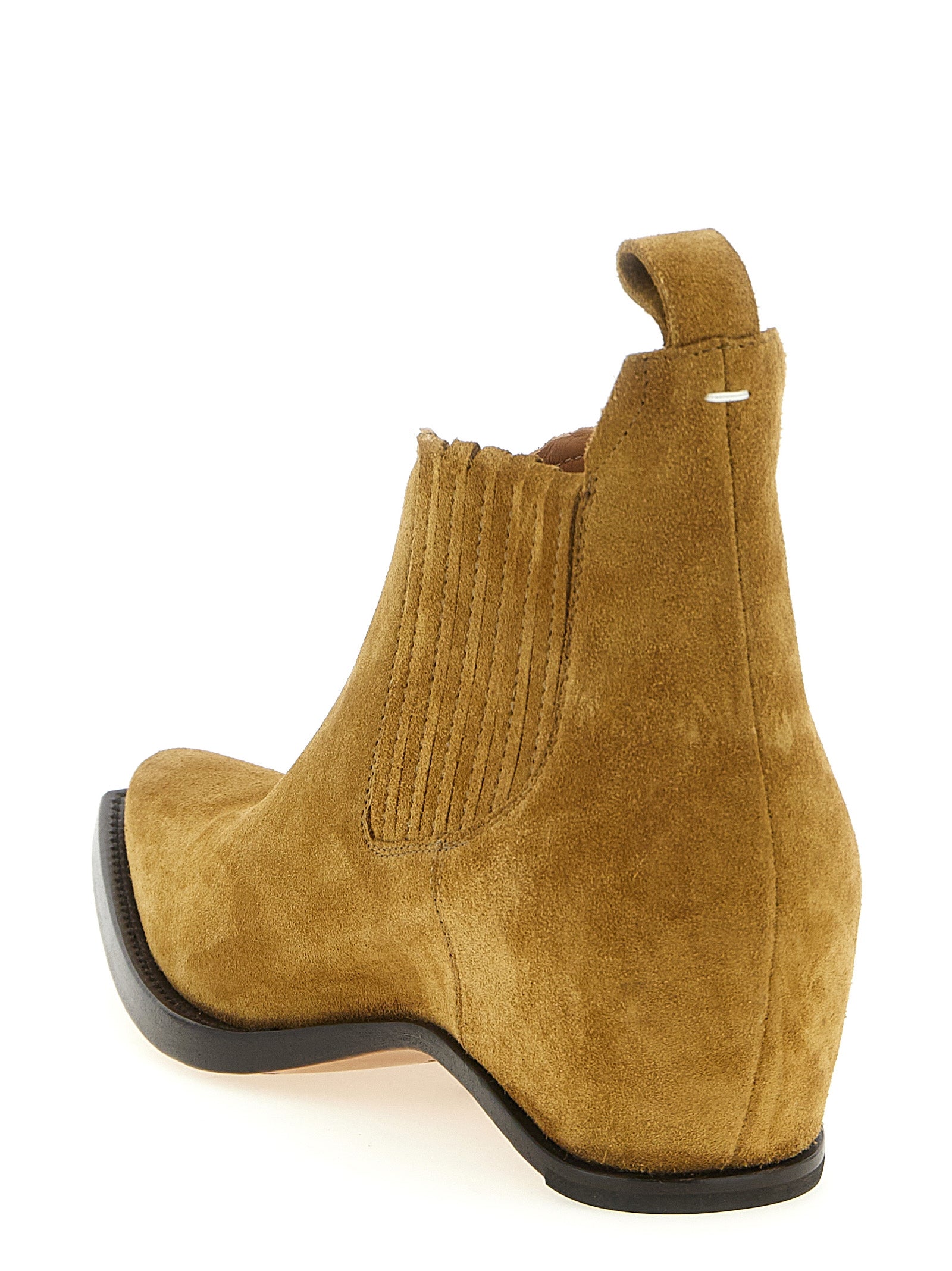 Maison Margiela Brown Bovine Leather Ankle Boots