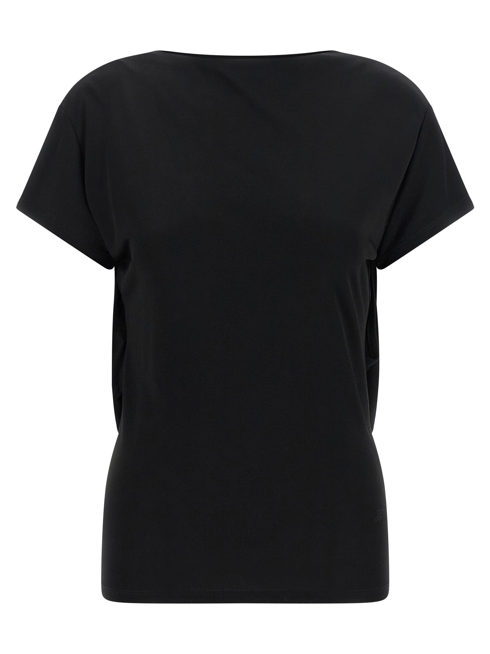 Jacquemus Black Viscose T-Shirt