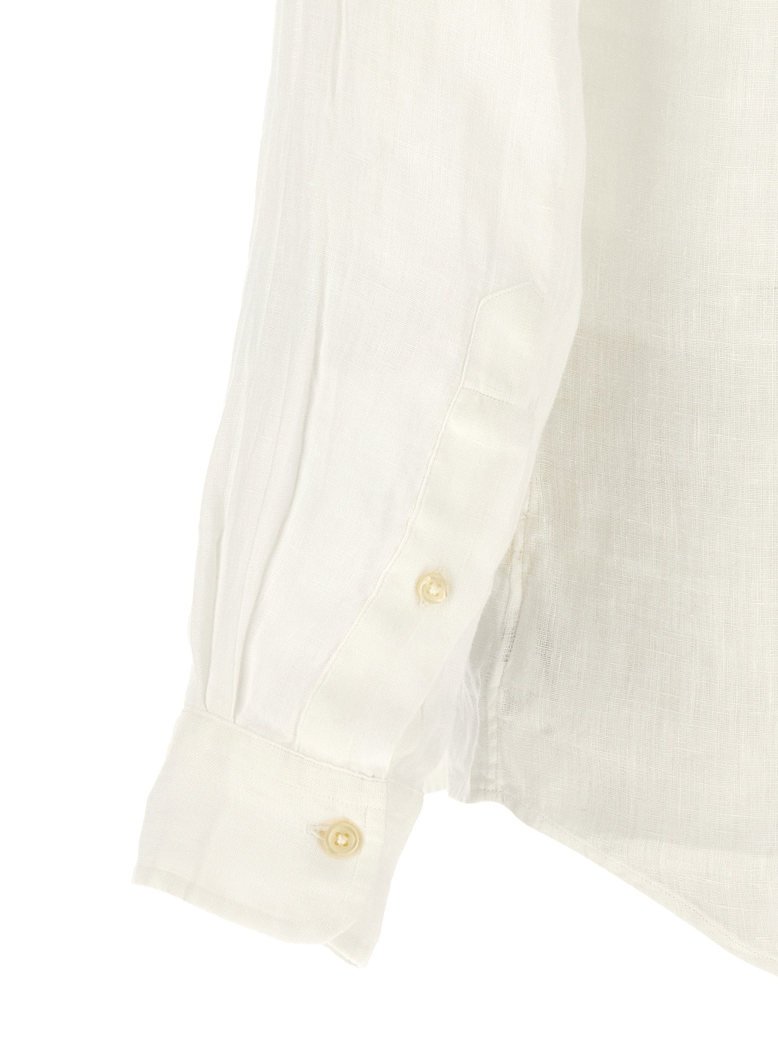 Polo Ralph Lauren White Linen Blouse