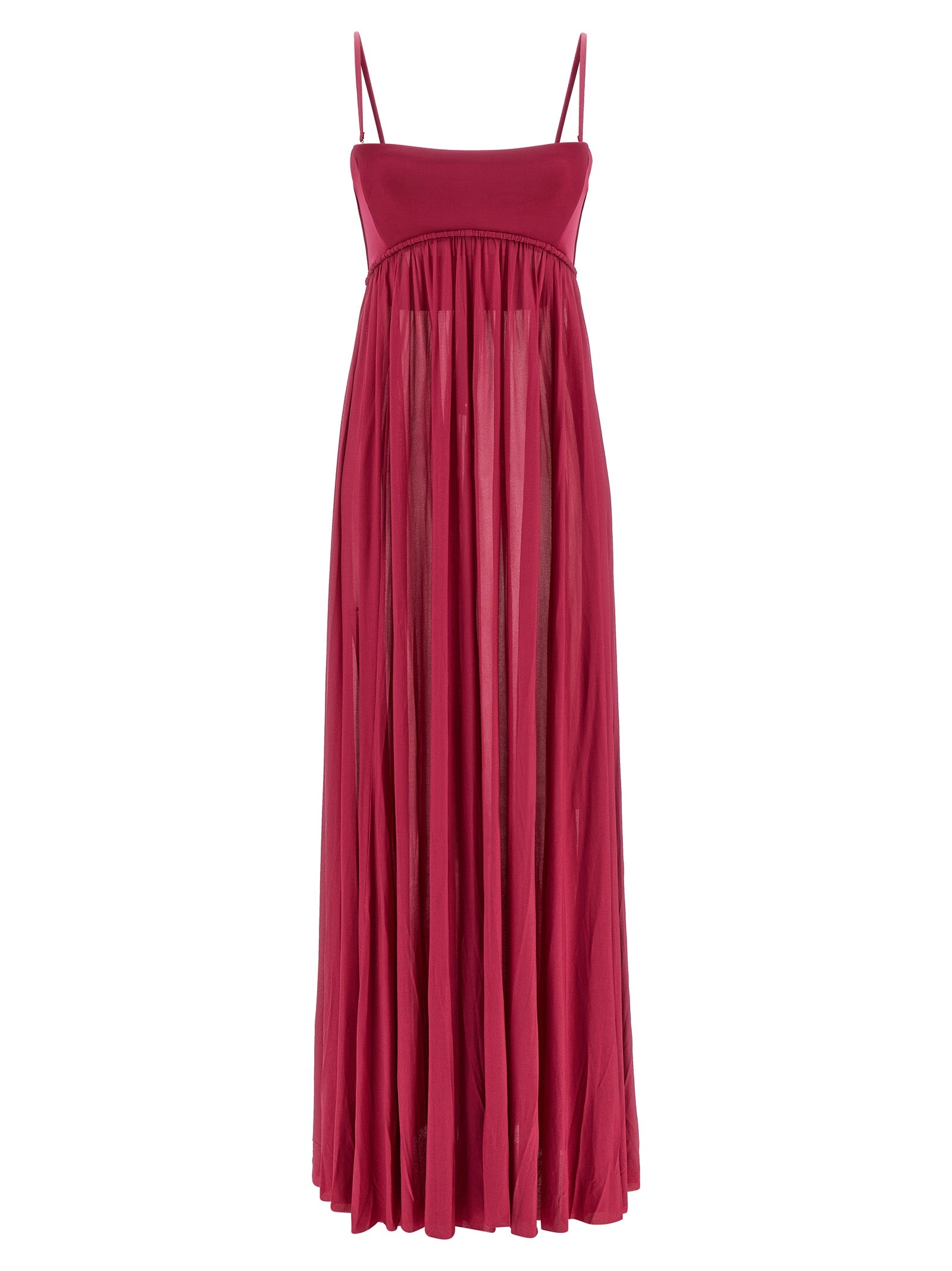 Zimmermann Fuchsia Viscose Long Dress