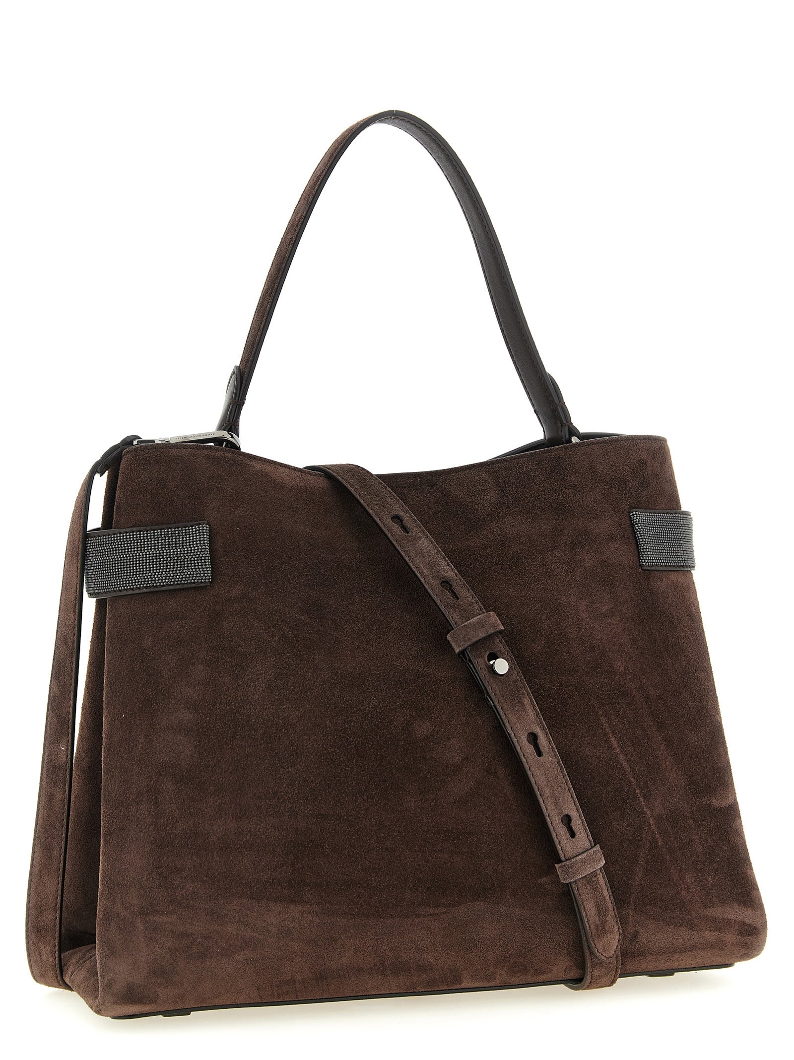 Brunello Cucinelli Brown Calfskin Handbag