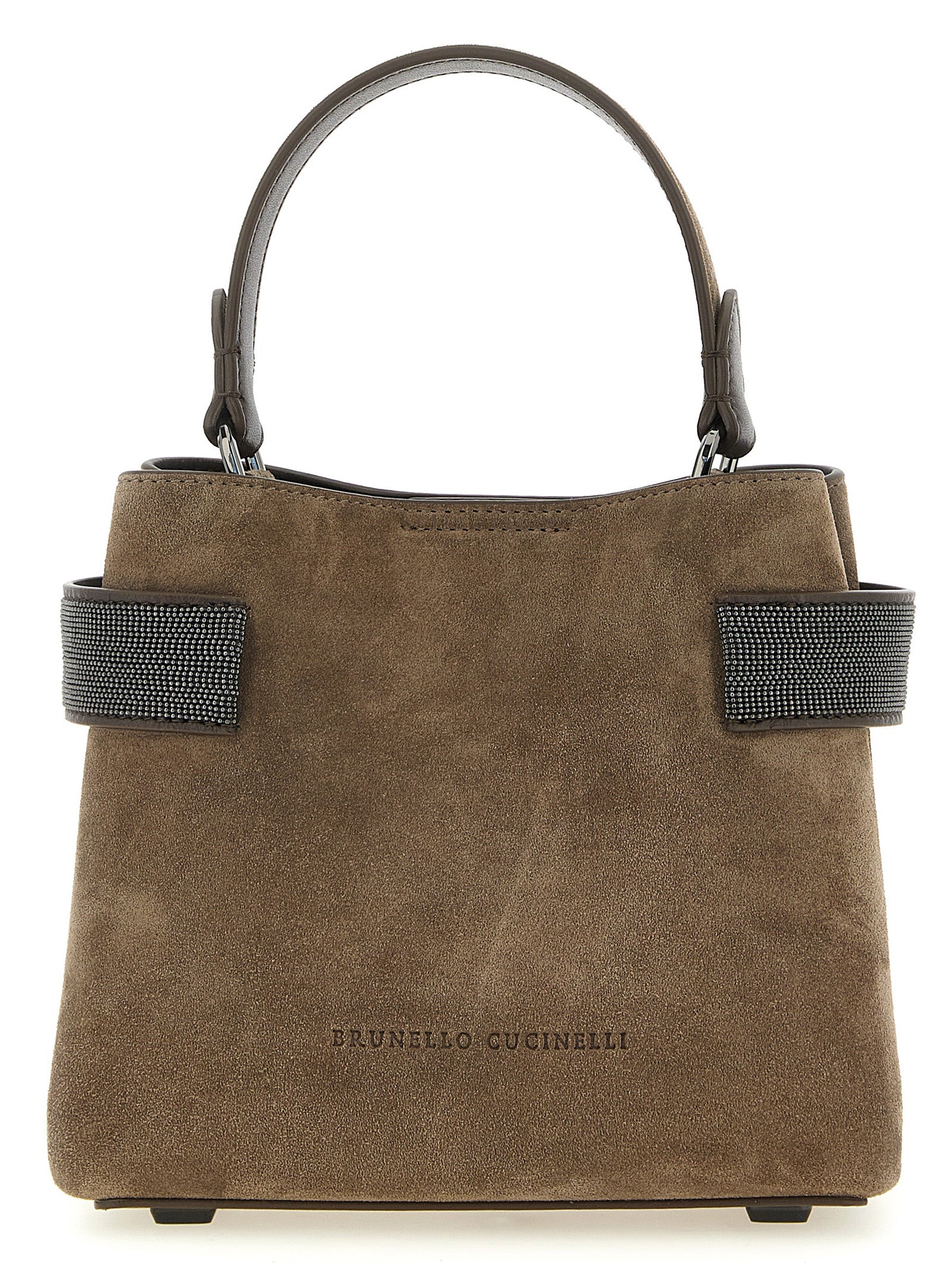 Brunello Cucinelli Brown Calfskin Handbag