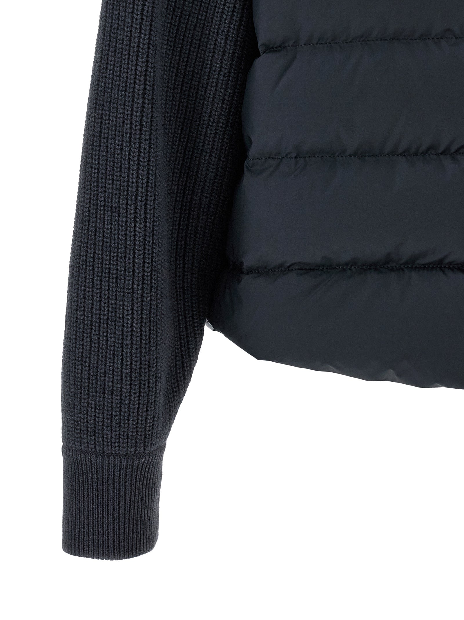 Brunello Cucinelli Blue Polyester Full-Length Jacket