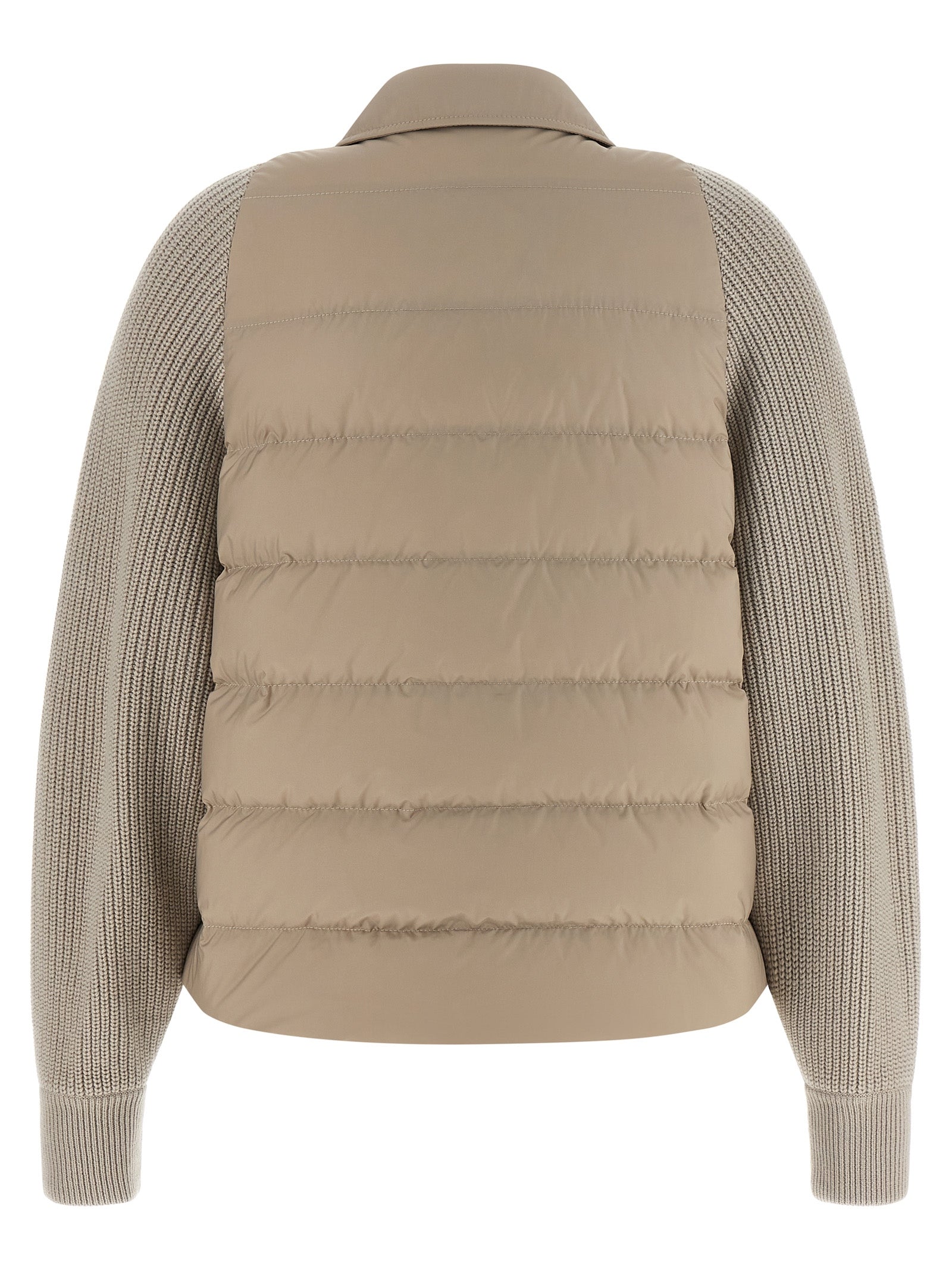 Brunello Cucinelli Beige Polyester Shell Jacket