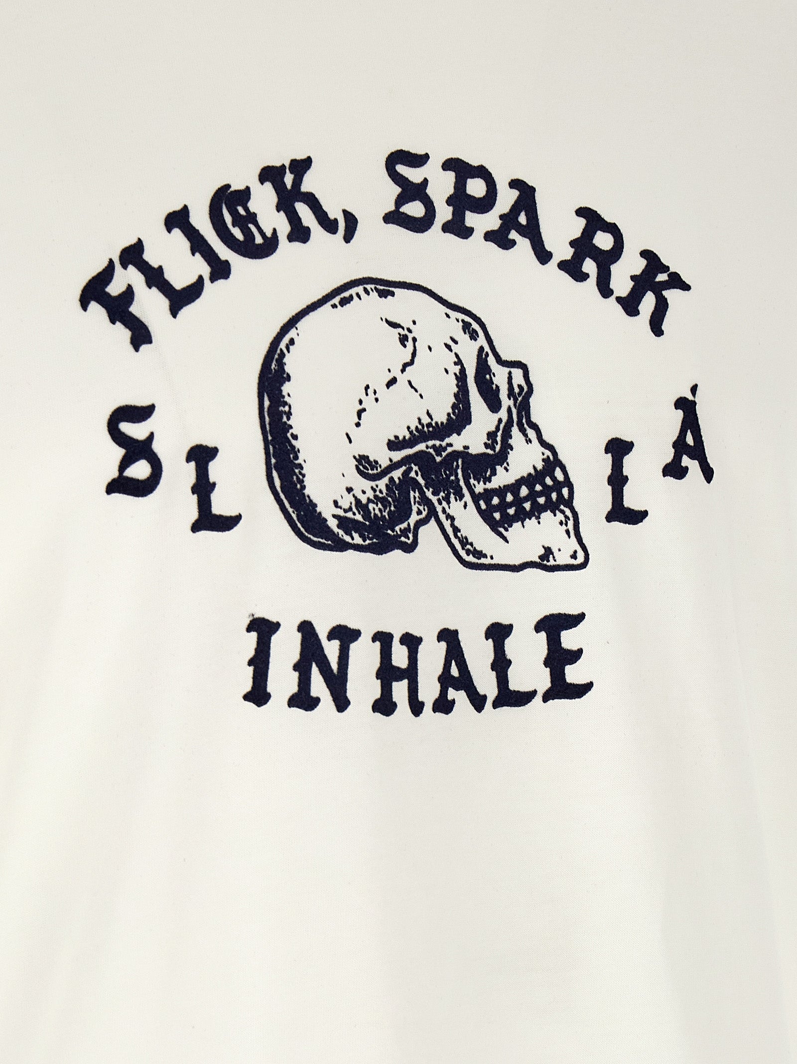 SECOND/LAYER Bicolor Cotton T-Shirt