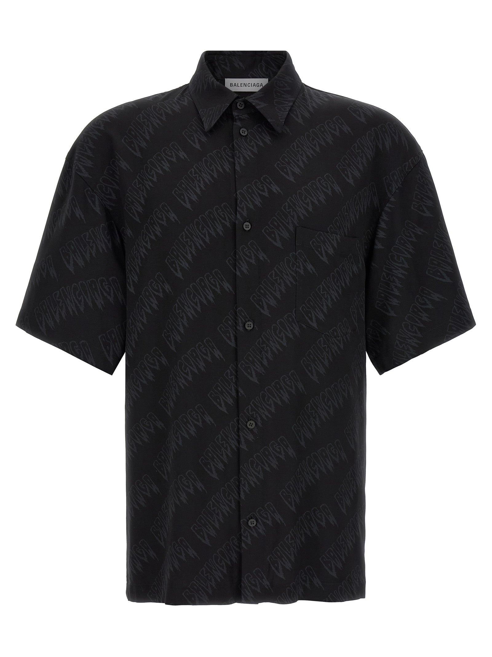 Balenciaga Black Viscose Blouse