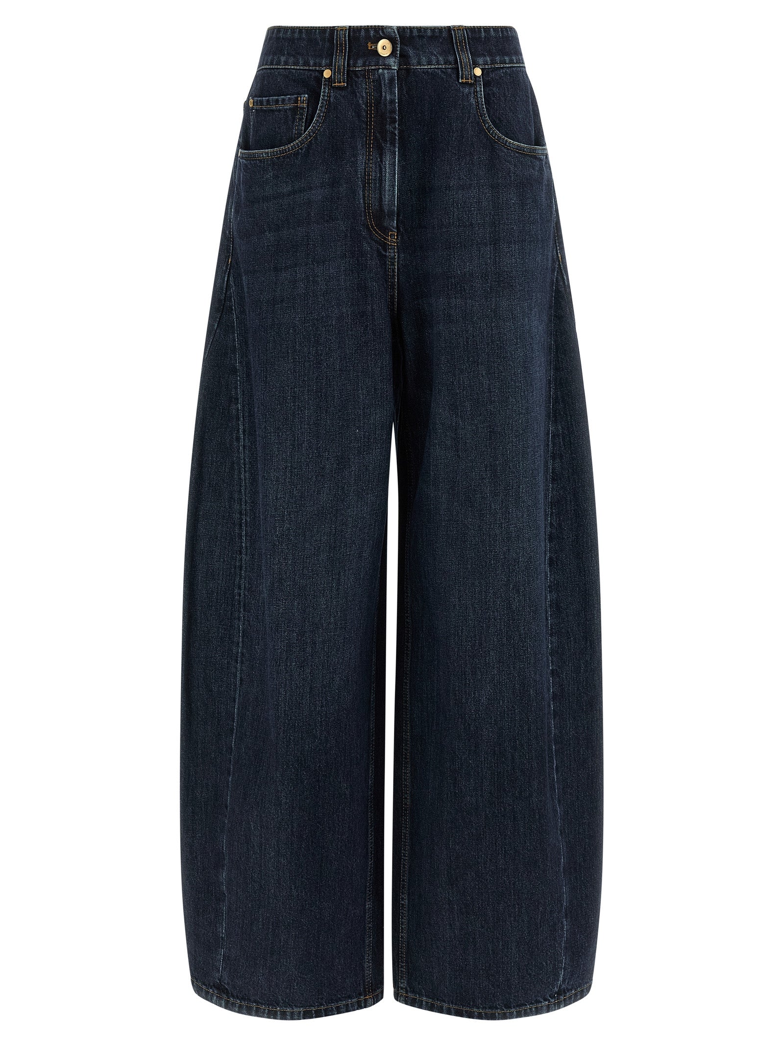 Brunello Cucinelli Blue Cotton Jeans Denim