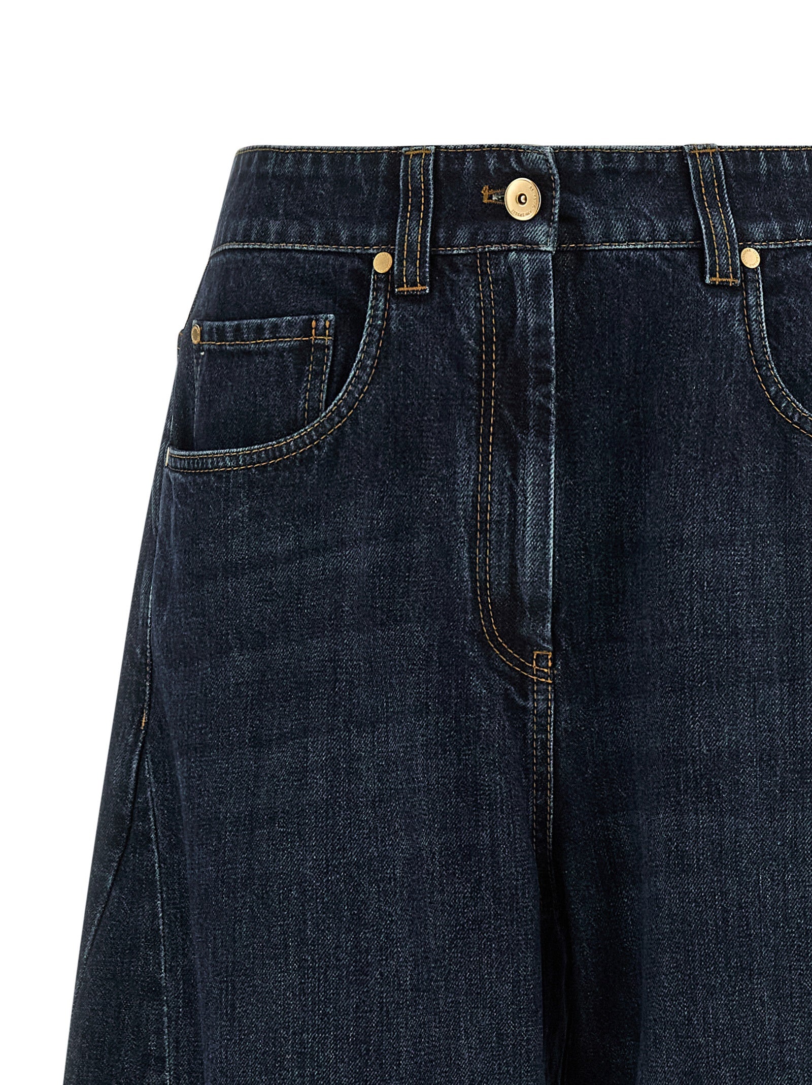 Brunello Cucinelli Blue Cotton Jeans Denim