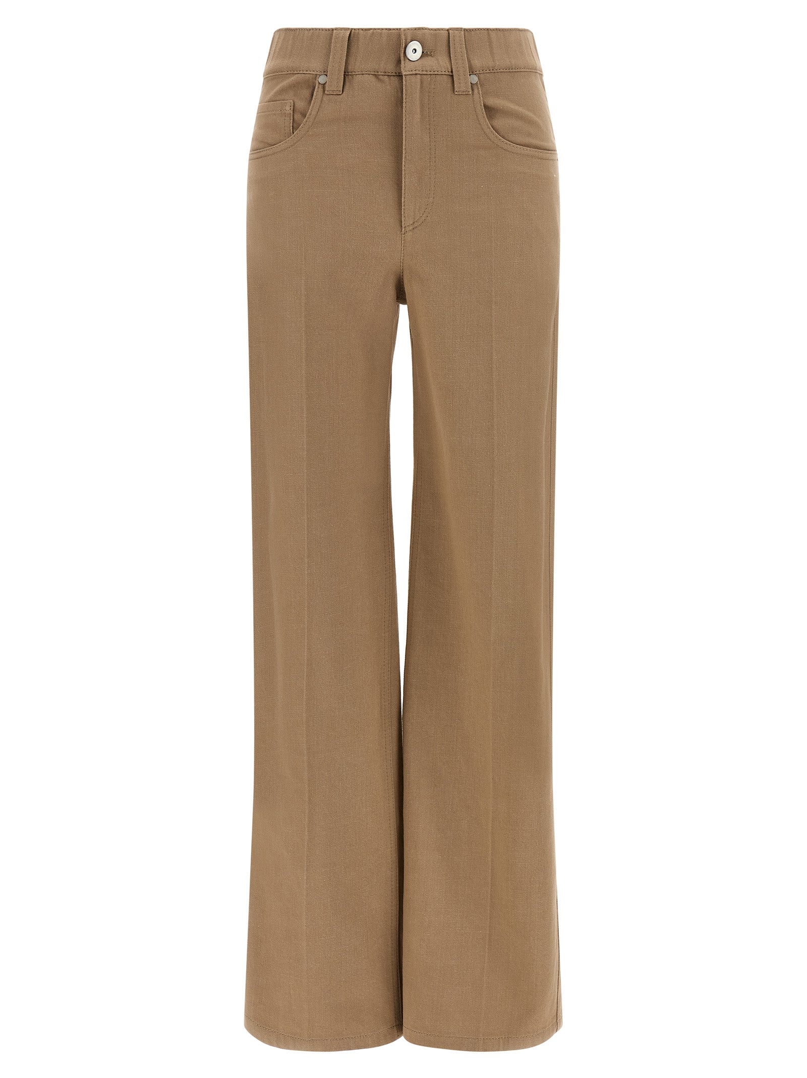 Brunello Cucinelli Beige Cotton Jeans Denim