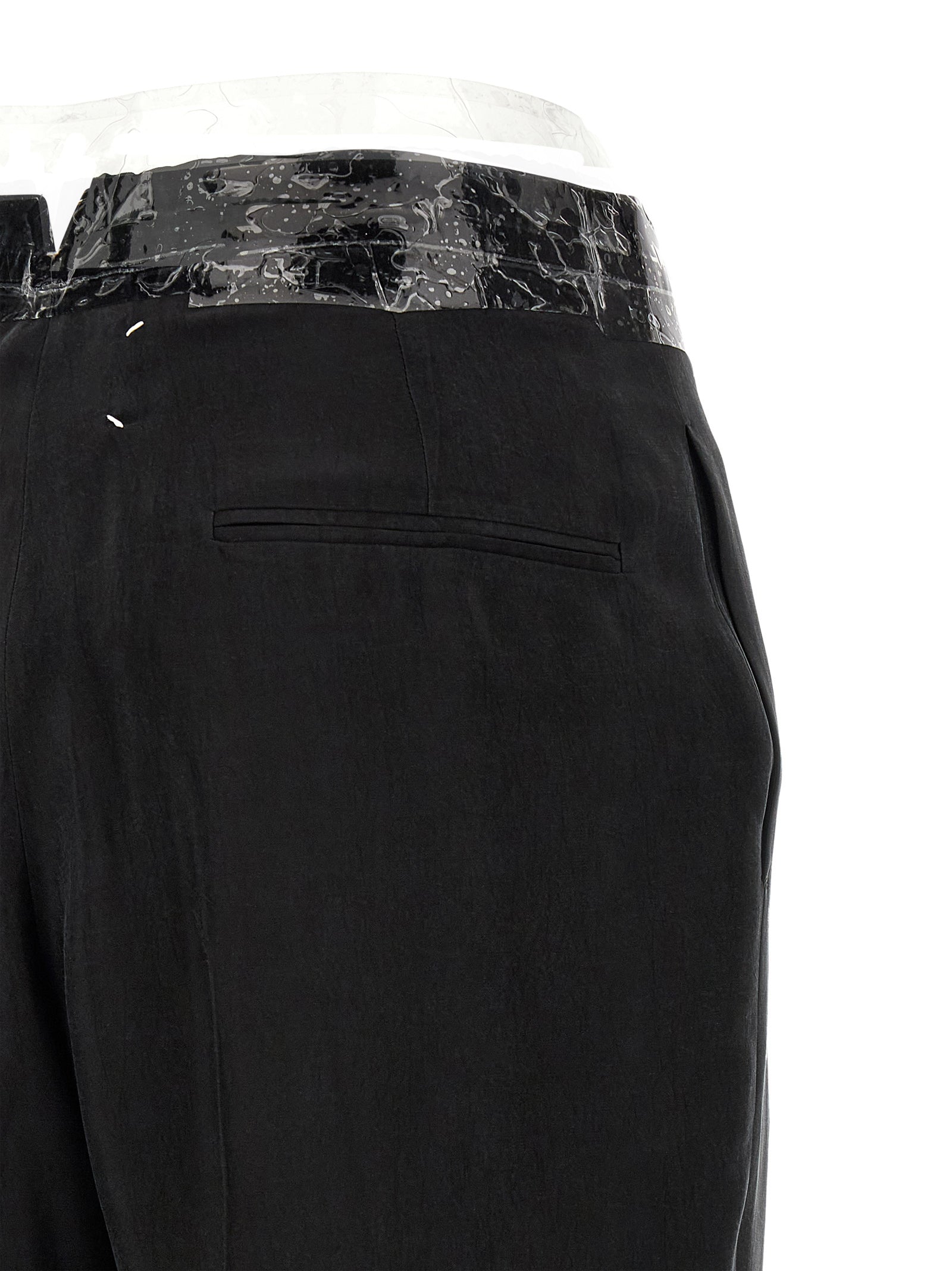 Maison Margiela Black Copper Casual Pants