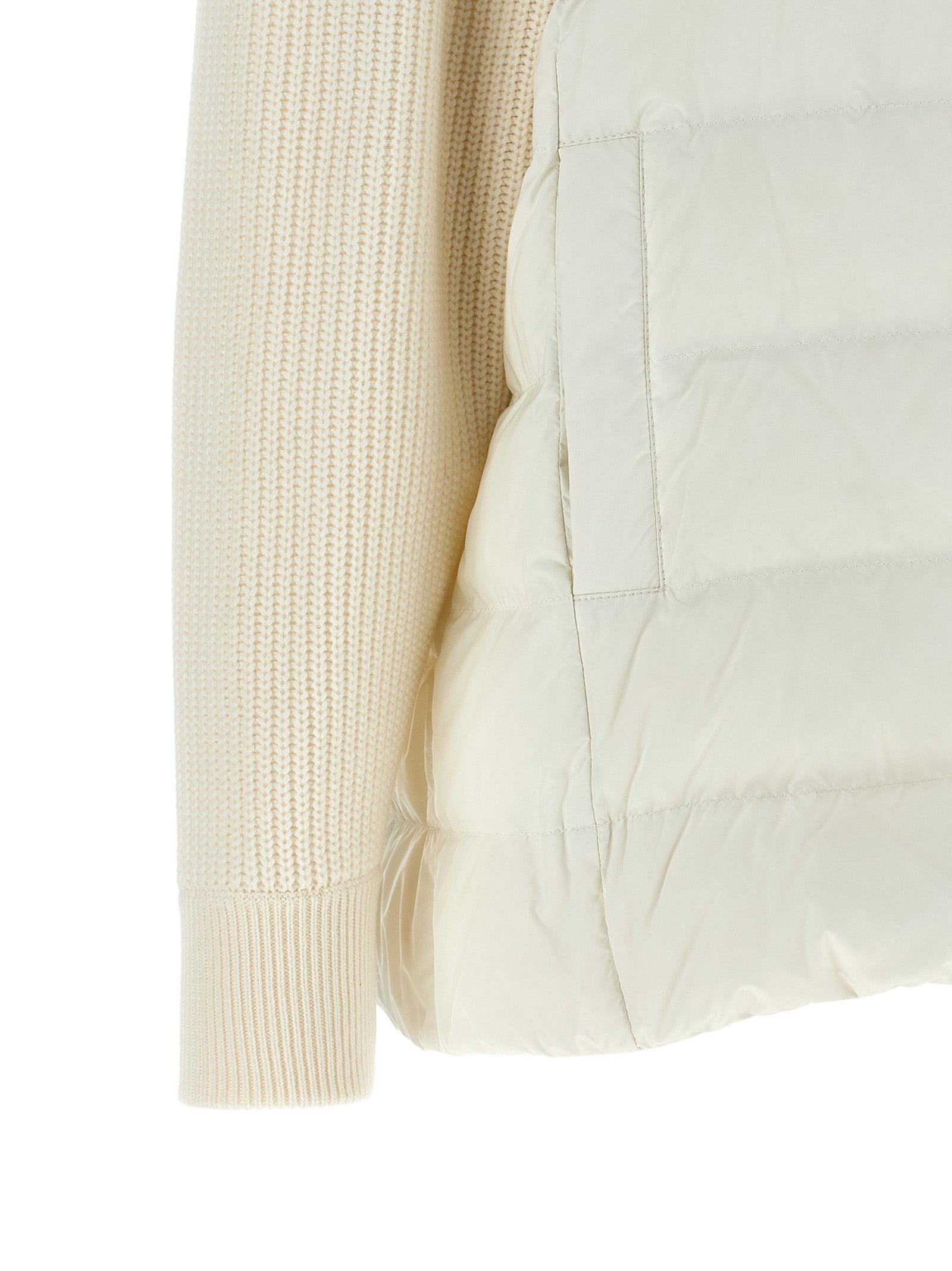 Brunello Cucinelli White Polyester Full-Length Jacket