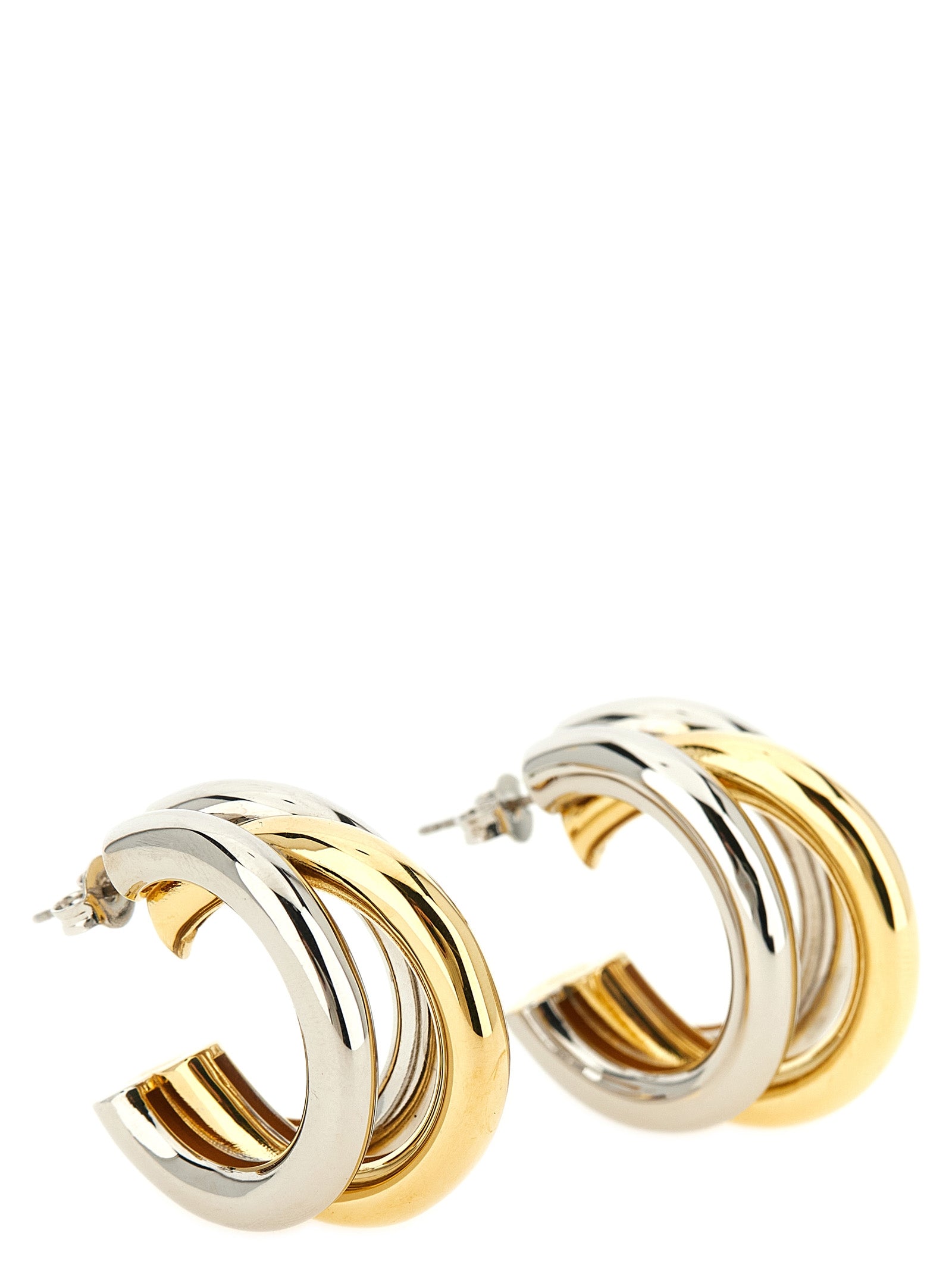 Paco Rabanne Multicolor Brass Earrings