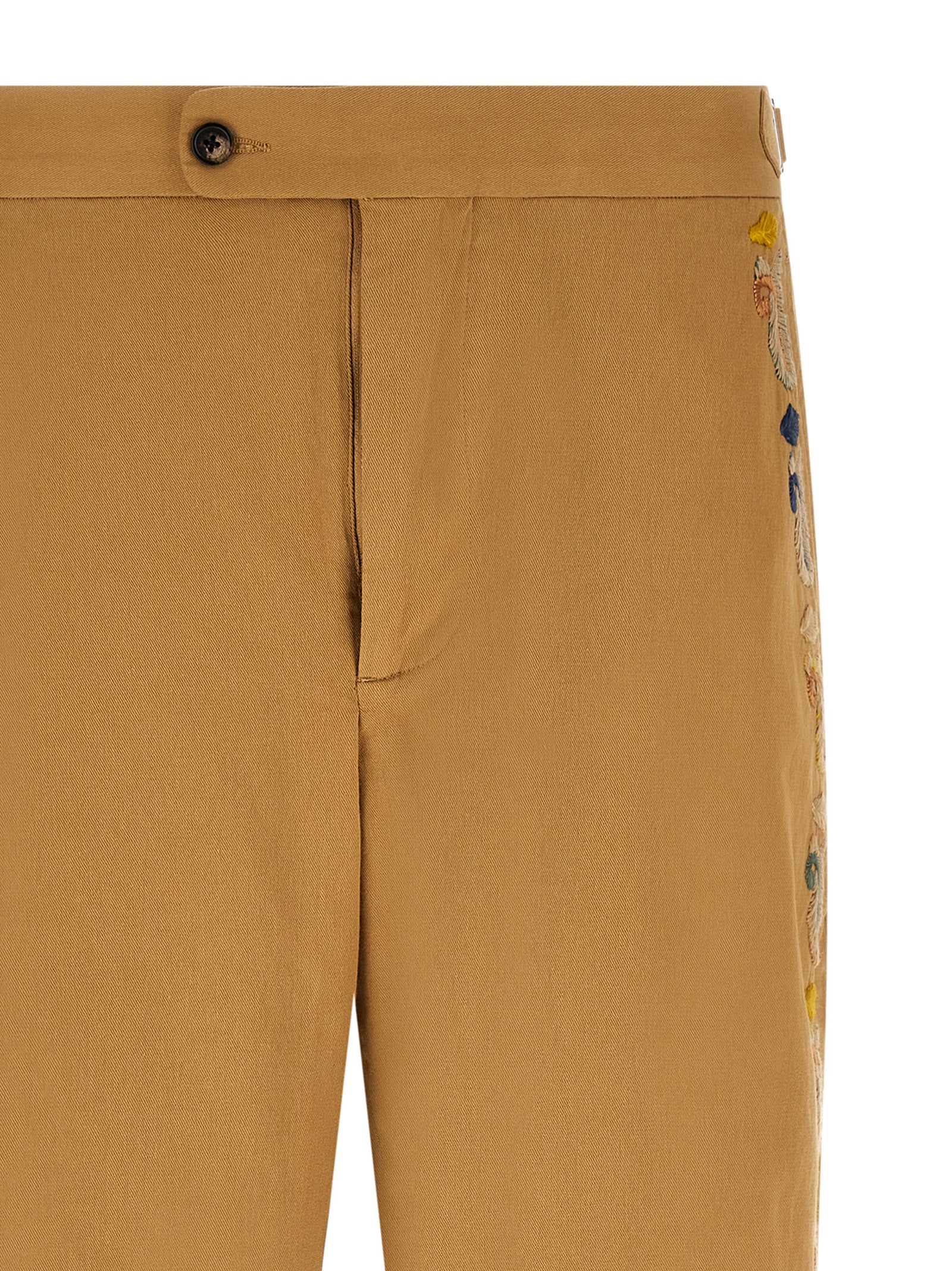 BODE Beige Cotton Casual Pants