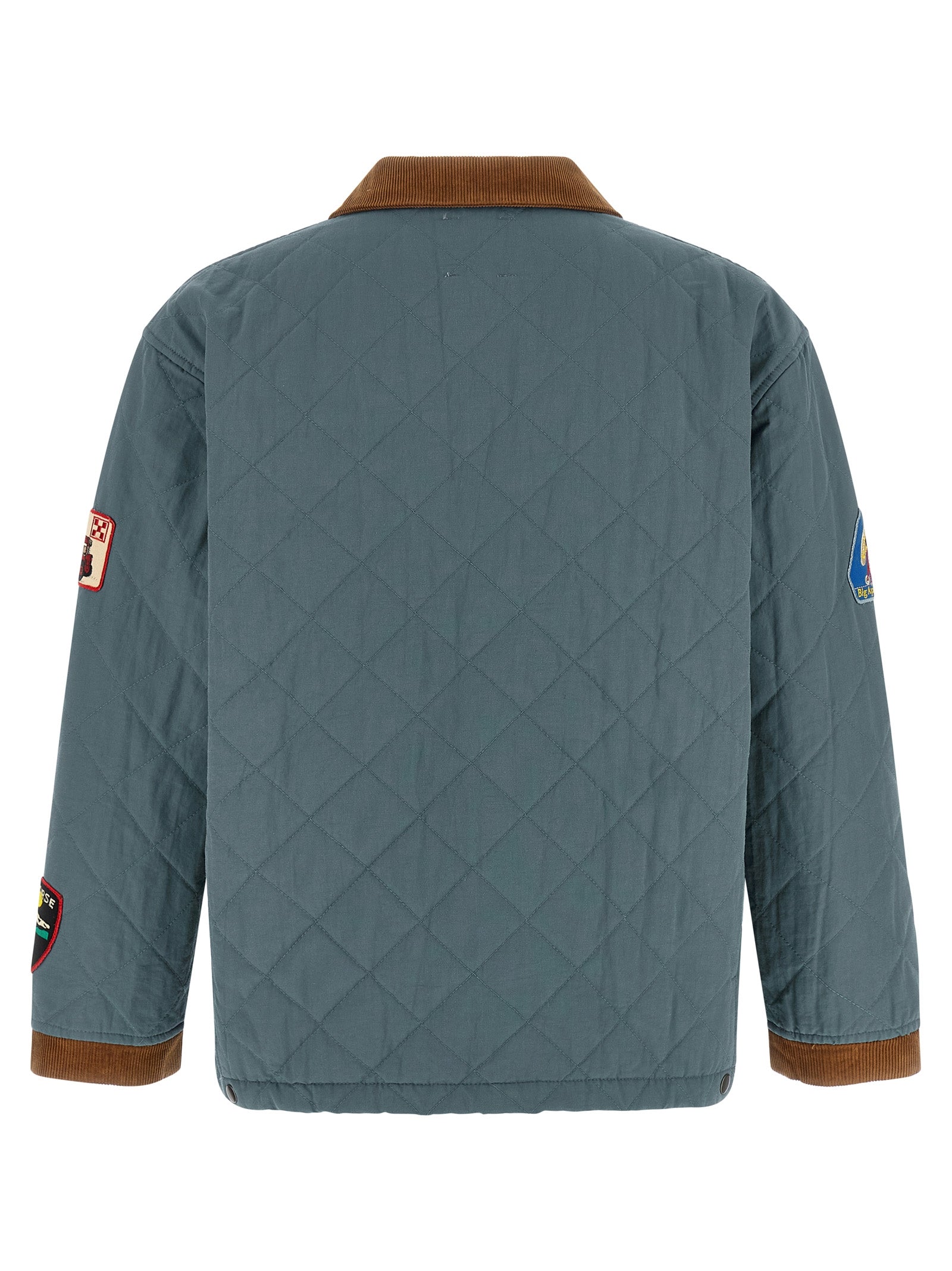 FOUND Blue Farmstead Quilt Patch Jacket