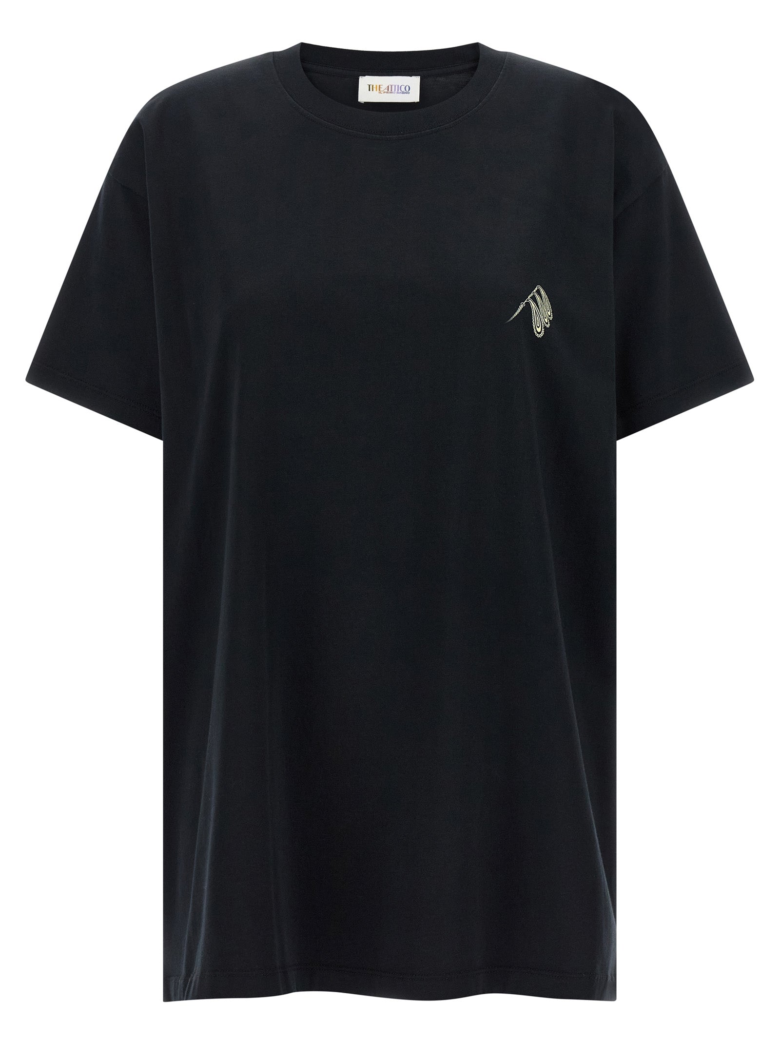 The Attico Black Cotton T-Shirt