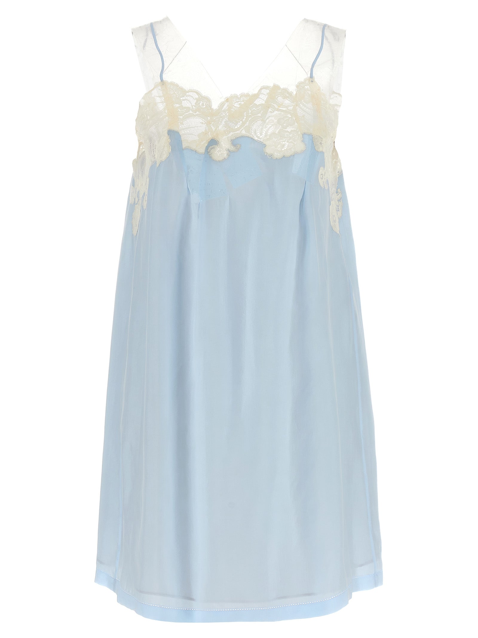 Maison Margiela Blue Copper Short Dress